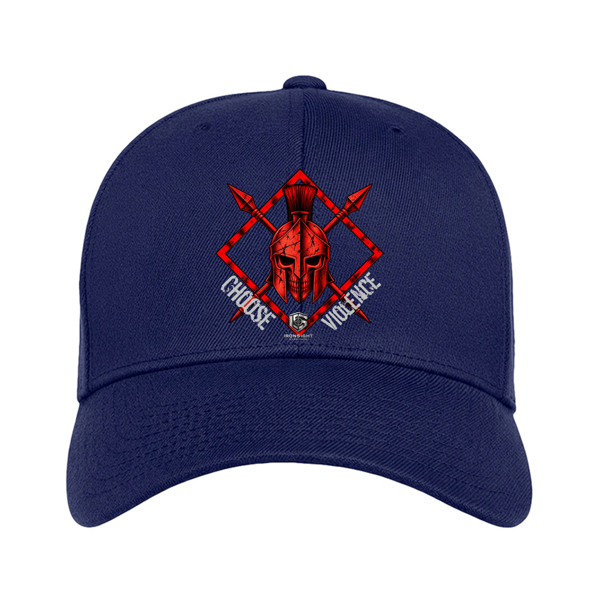 Choose Violence Gladiator Flexfit Hat - Navy | Ironsight Syndicate
