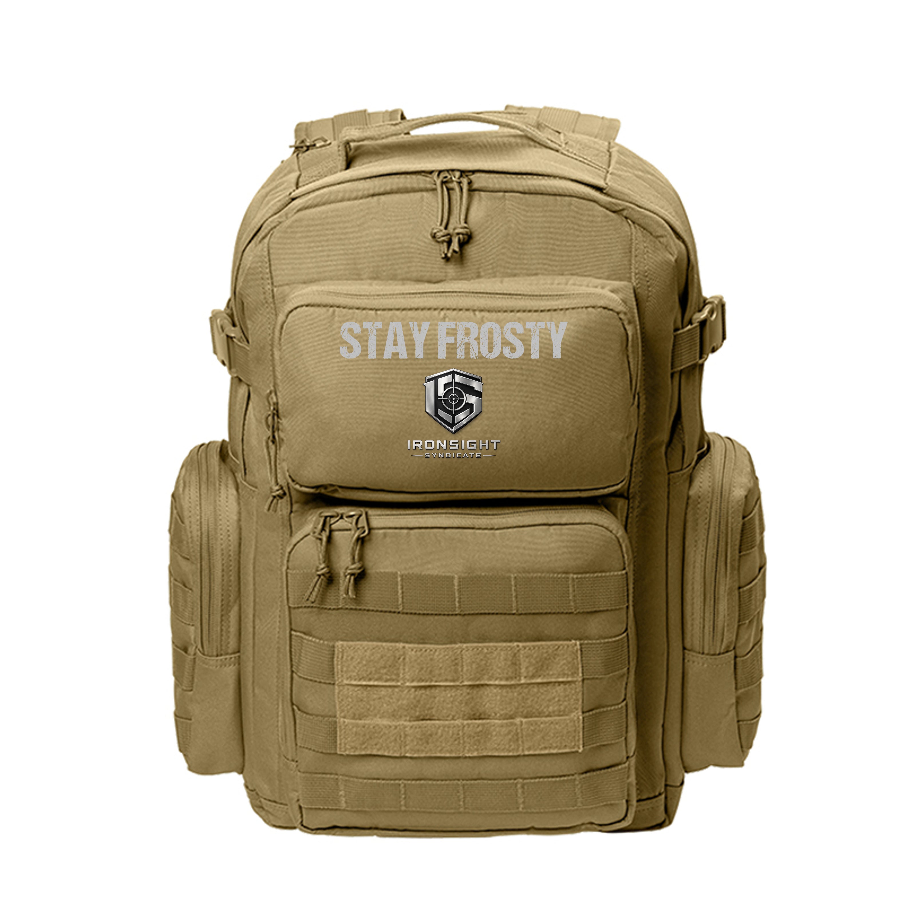 Stay Frosty Assault Pack - Coyote Brown | Ironsight Syndicate