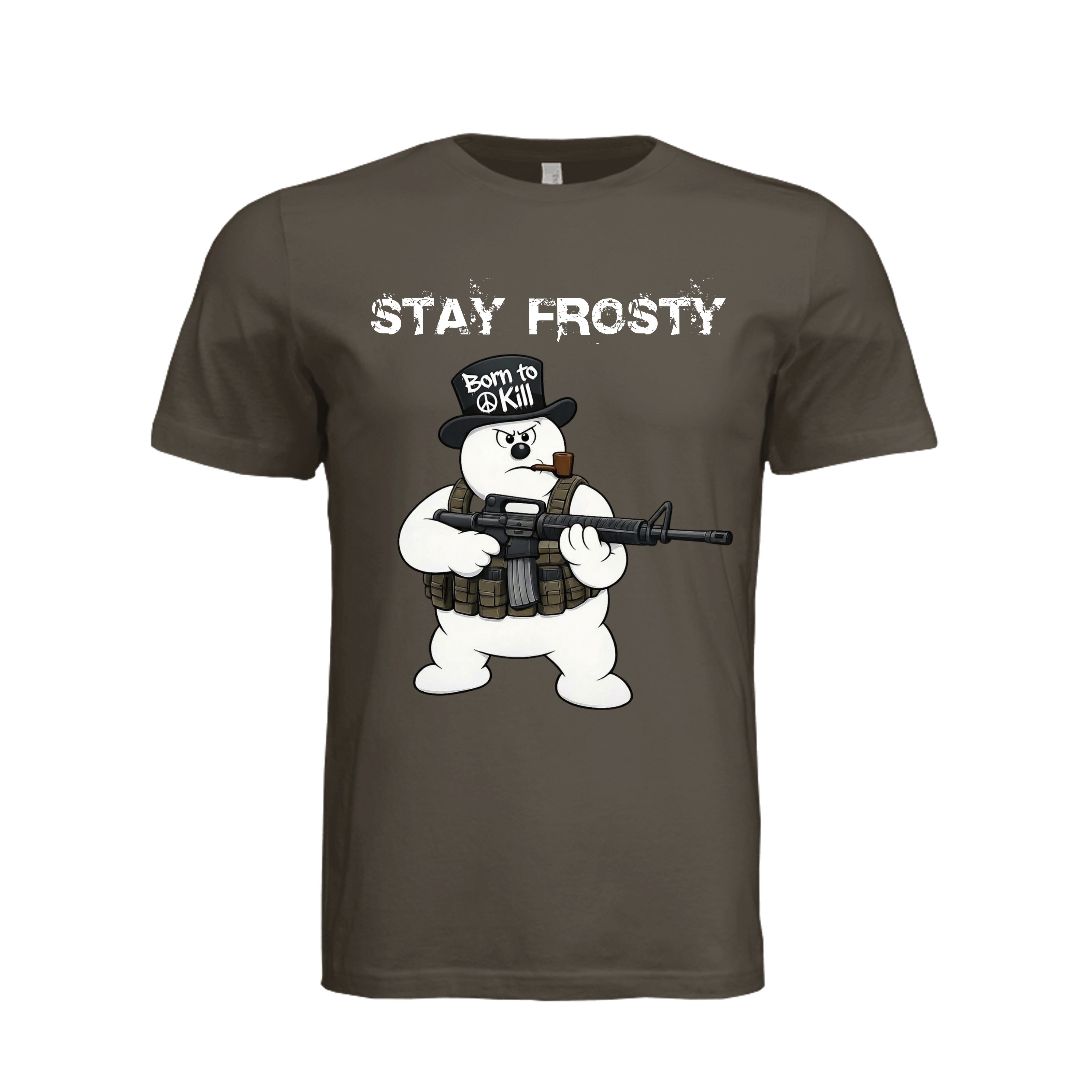 Stay Frosty T-Shirt - ARMY (Front) | Ironsight Syndicate