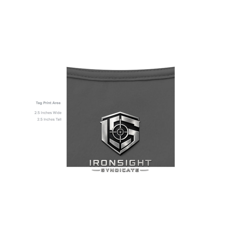 Stay Frosty Christmas Themed T-Shirt - ASPHALT - Detail 4 | Ironsight Syndicate