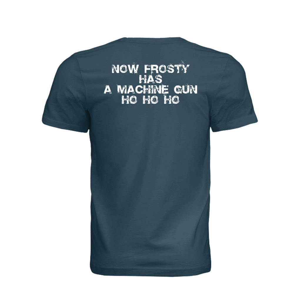 Stay Frosty Christmas Themed T-Shirt - Atlantic - Detail 1 | Ironsight Syndicate