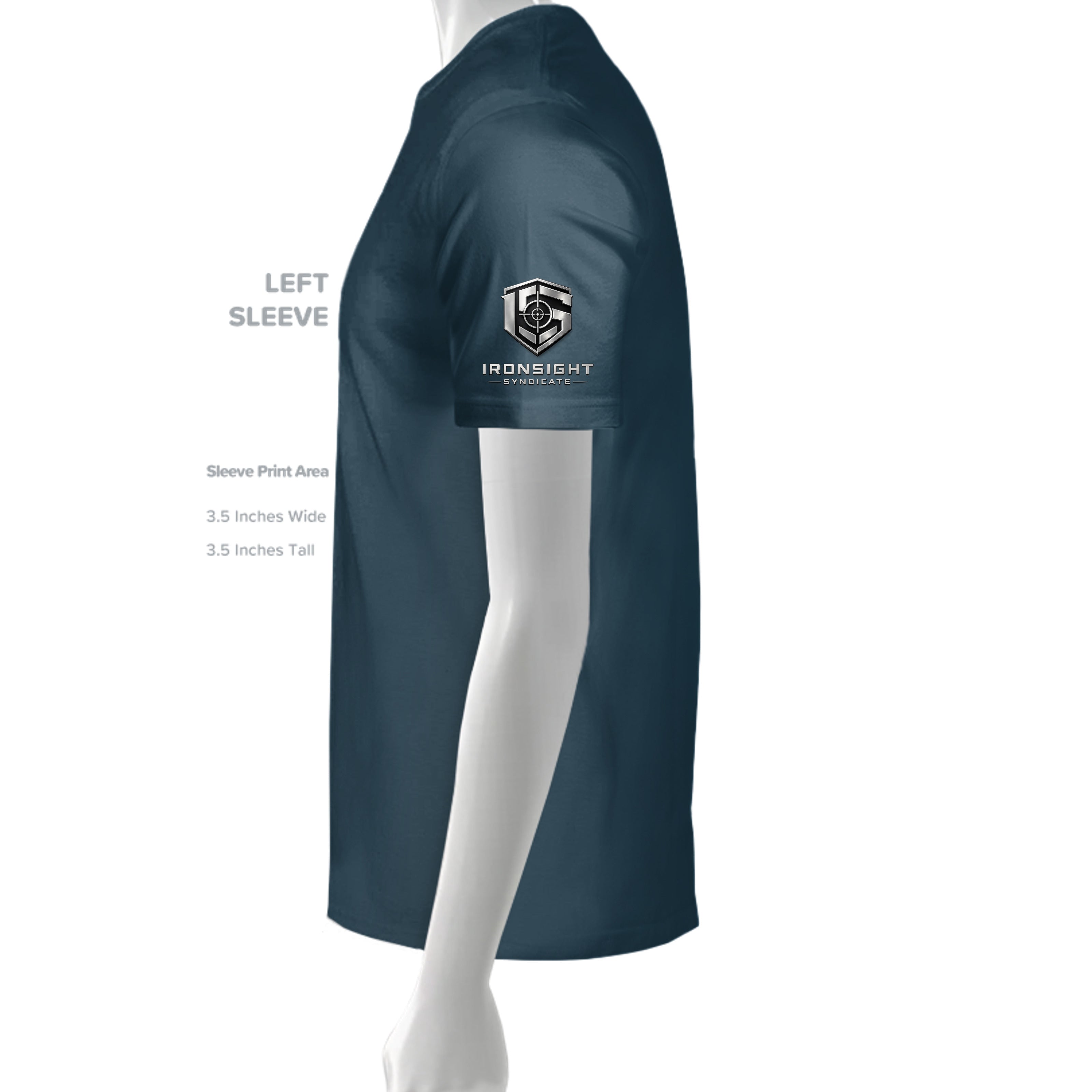 Stay Frosty Christmas Themed T-Shirt - Atlantic - Detail 3 | Ironsight Syndicate