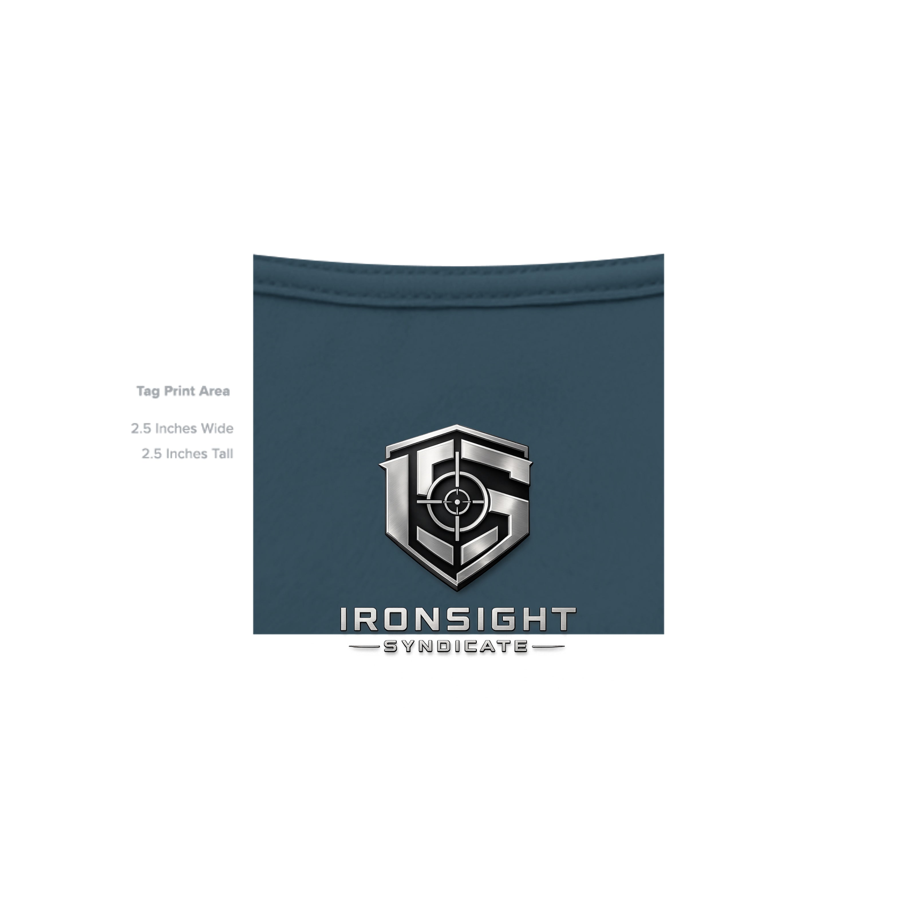 Stay Frosty Christmas Themed T-Shirt - Atlantic - Detail 4 | Ironsight Syndicate