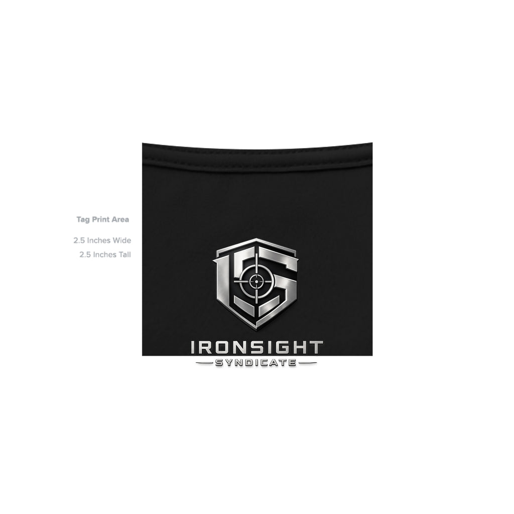 Stay Frosty Christmas Themed T-Shirt - BLACK - Detail 4 | Ironsight Syndicate