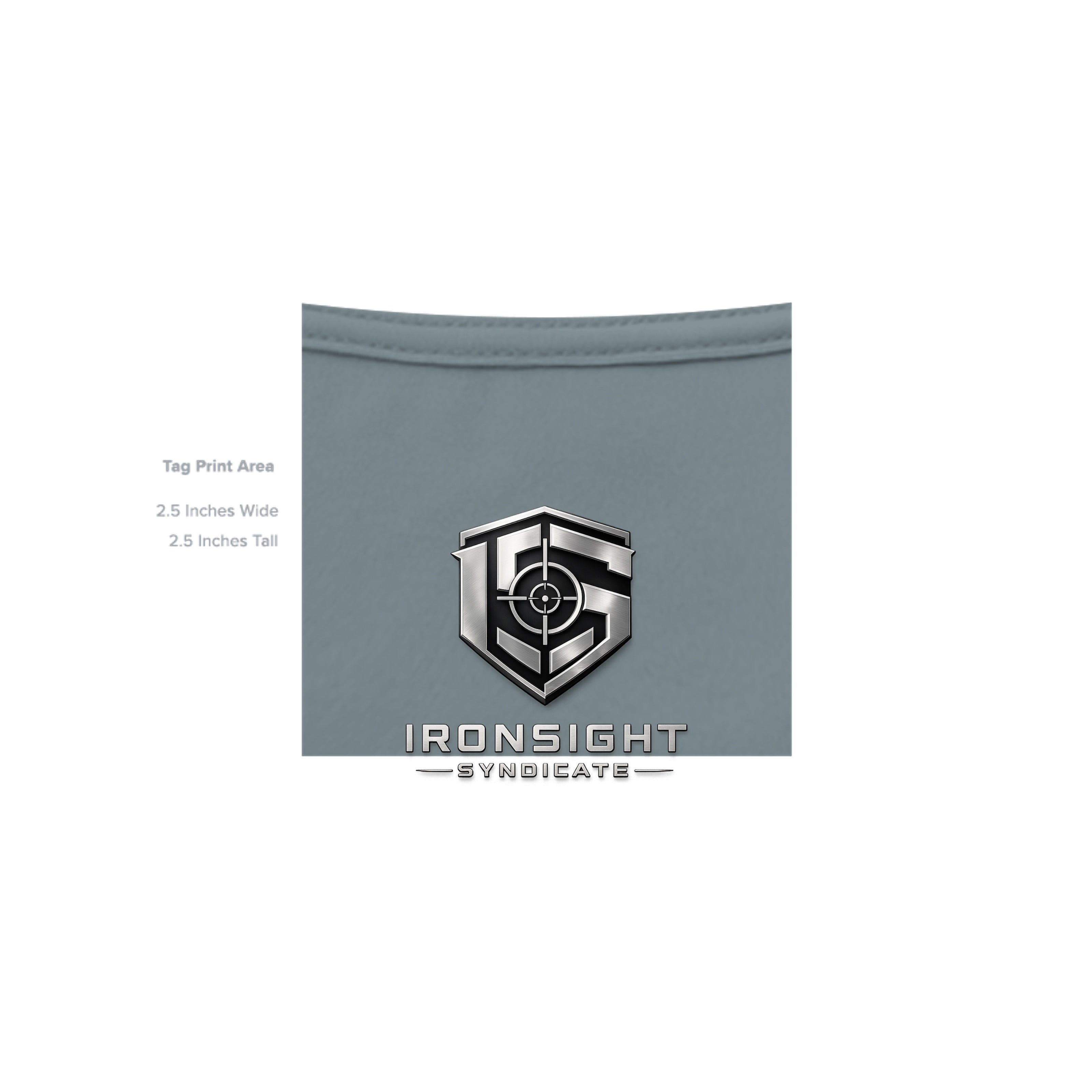 Stay Frosty Christmas Themed T-Shirt - Blue Storm - Detail 4 | Ironsight Syndicate