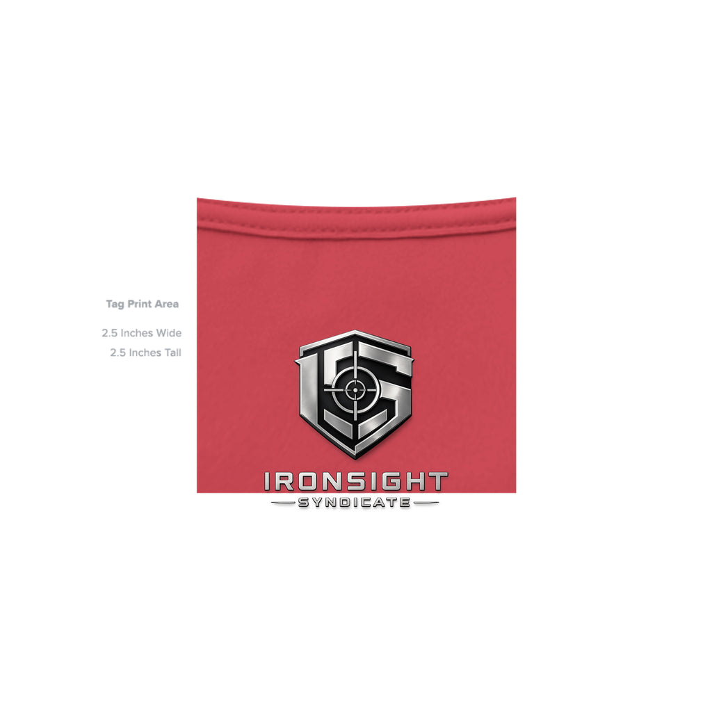 Stay Frosty Christmas Themed T-Shirt - CANVAS RED - Detail 4 | Ironsight Syndicate