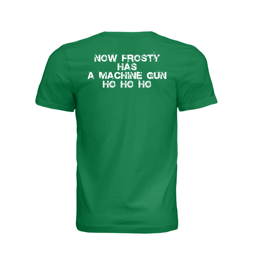 Stay Frosty Christmas Themed T-Shirt - KELLY - Detail 1 | Ironsight Syndicate