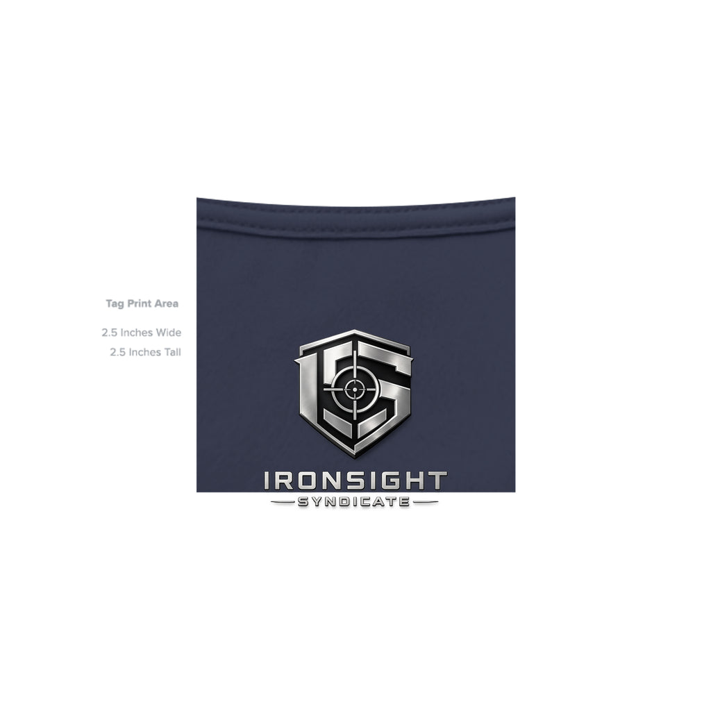Stay Frosty Christmas Themed T-Shirt - NAVY - Detail 4 | Ironsight Syndicate