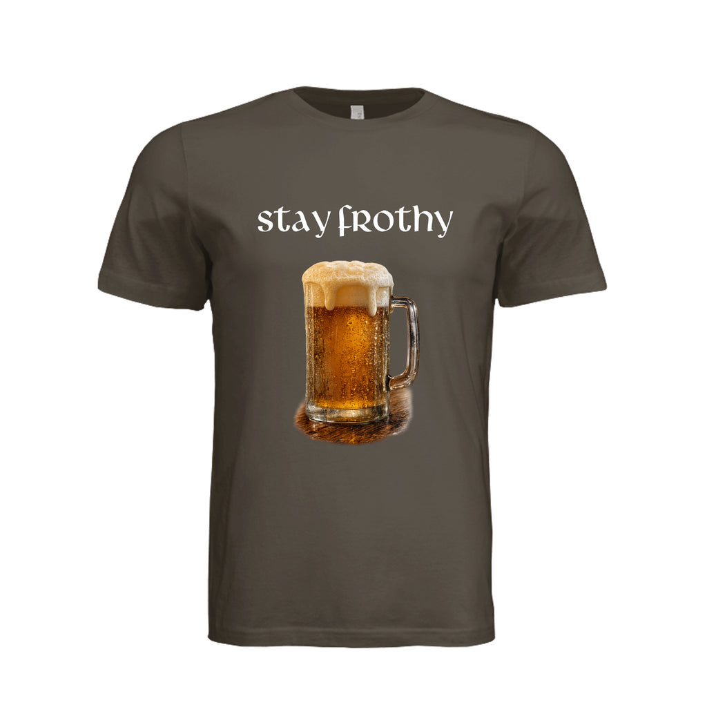 Stay Frothy Beer T-Shirt - ARMY | Ironsight Syndicate
