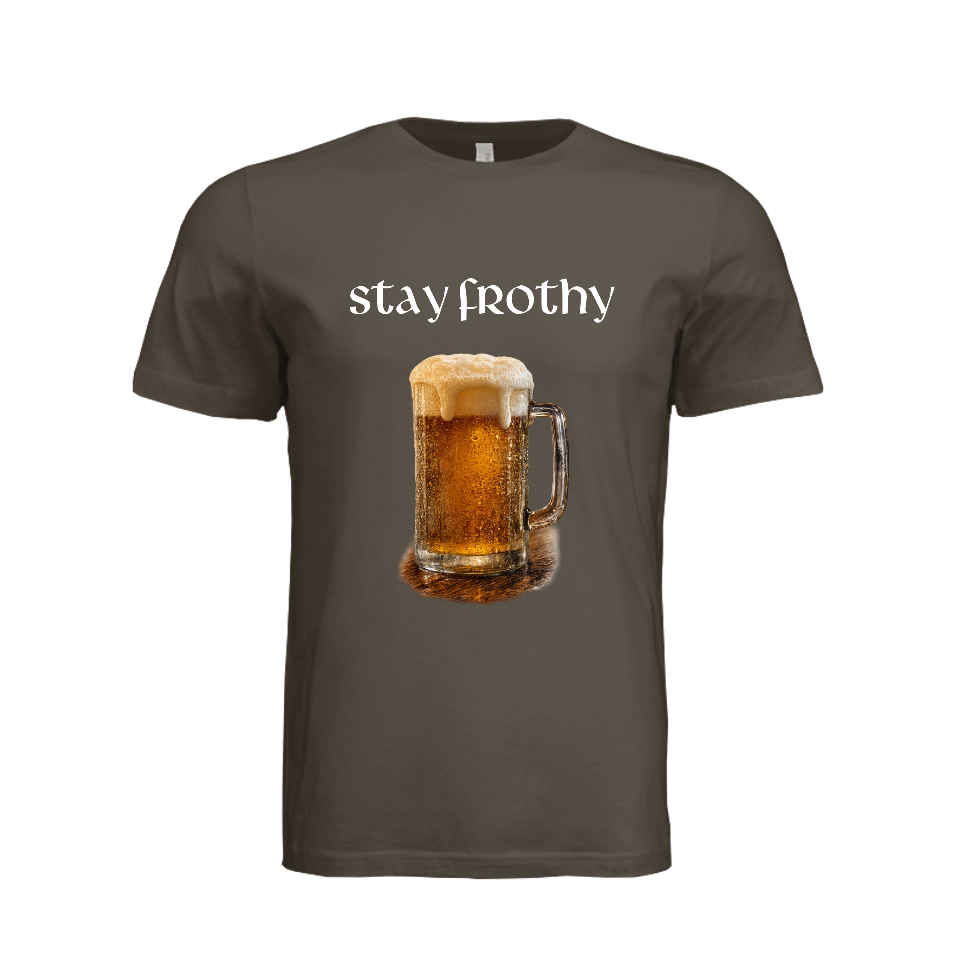 Stay Frothy Beer T-Shirt - ARMY | Ironsight Syndicate
