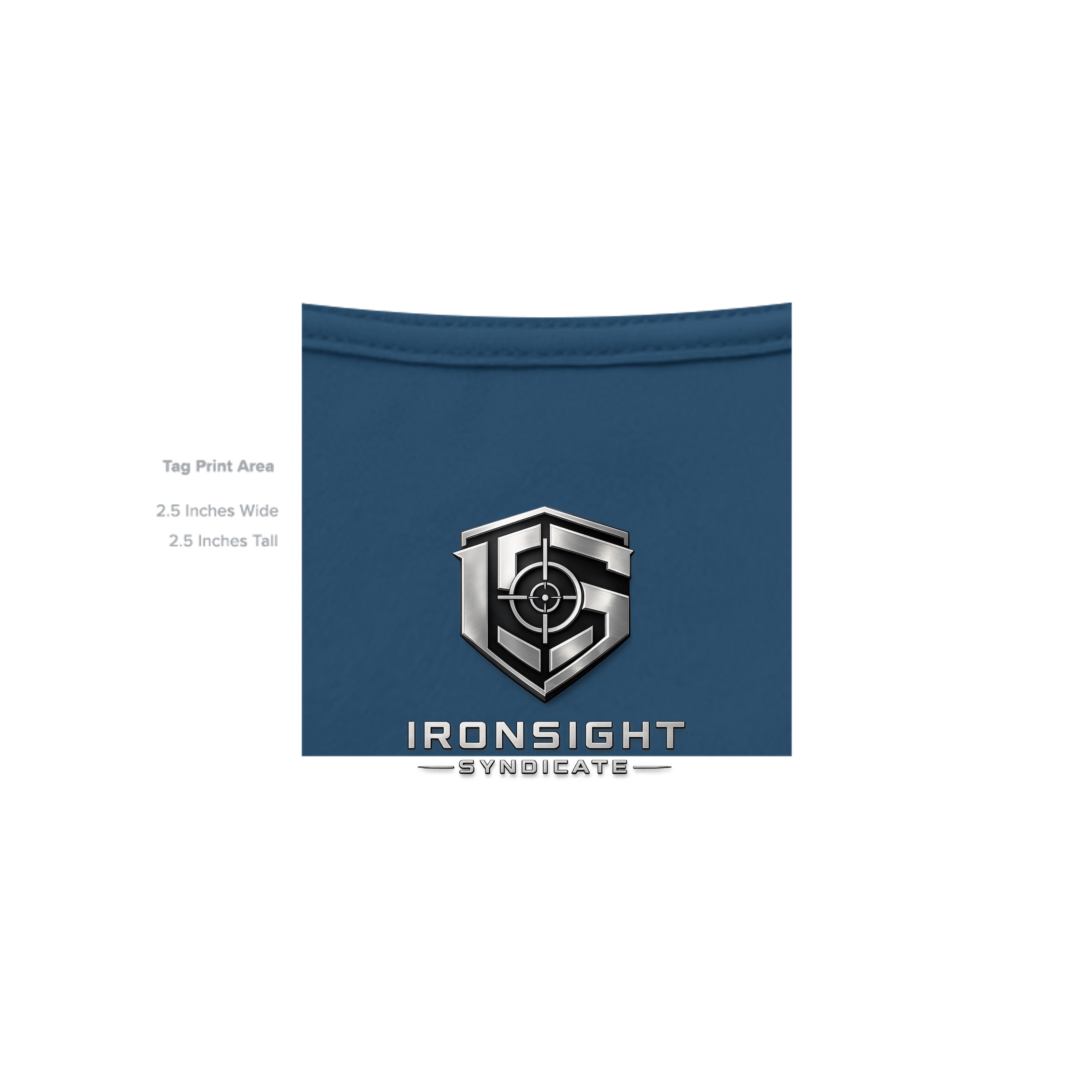 Stay Frothy Beer T-Shirt - Cool Blue - Detail 4 | Ironsight Syndicate