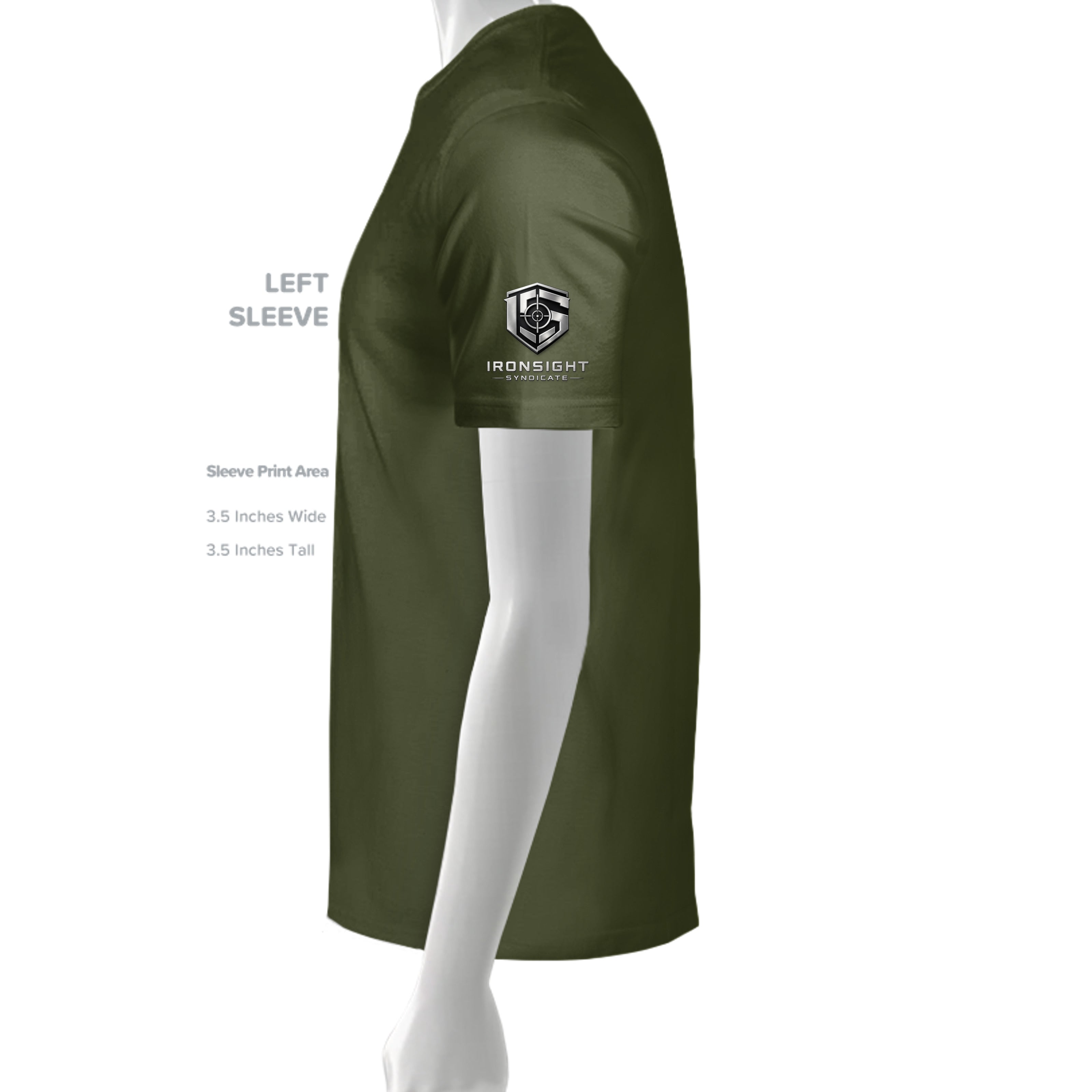 Stay Frothy Beer T-Shirt - OLIVE - Detail 3 | Ironsight Syndicate