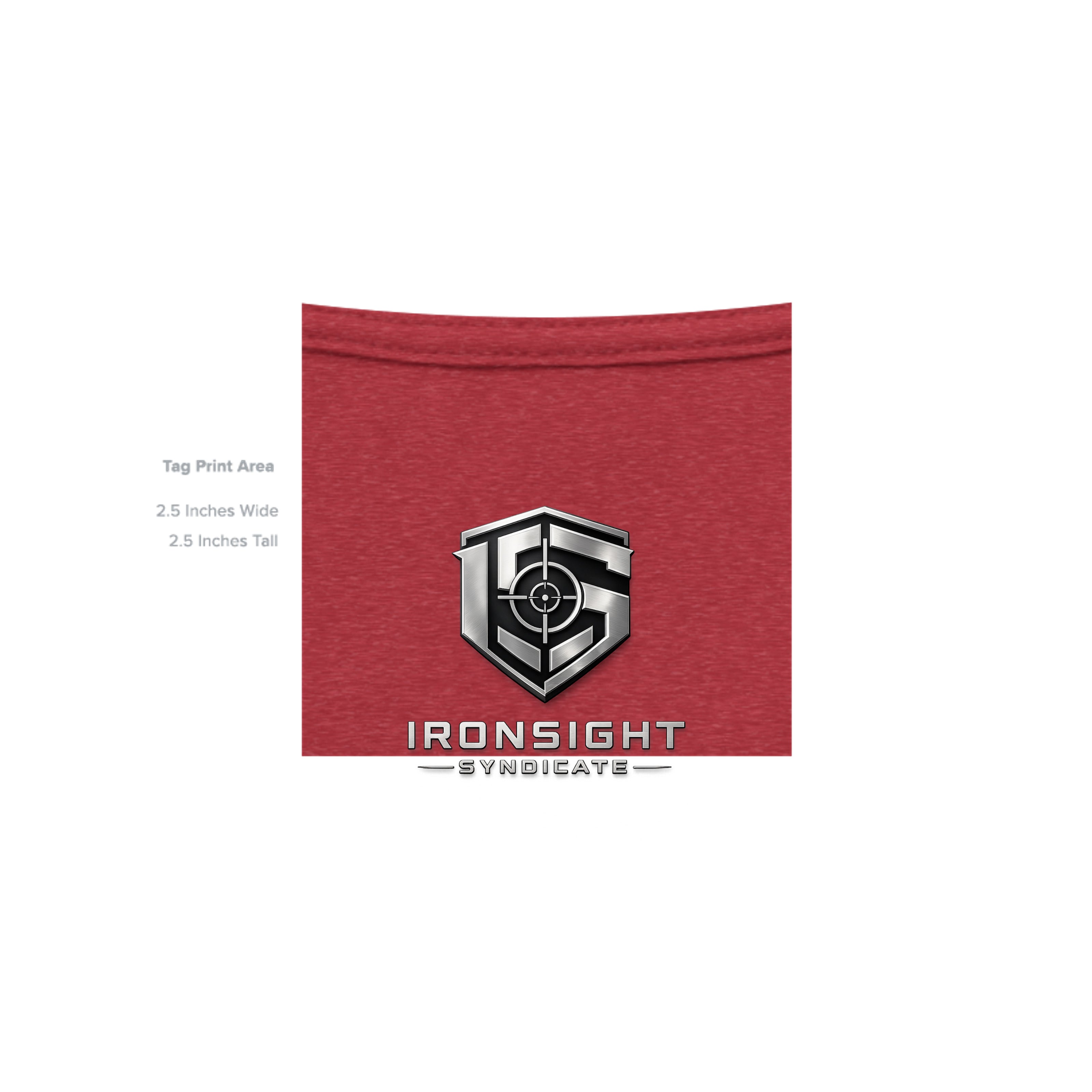 Stay Frothy Beer T-Shirt - Vintage Red - Detail 4 | Ironsight Syndicate
