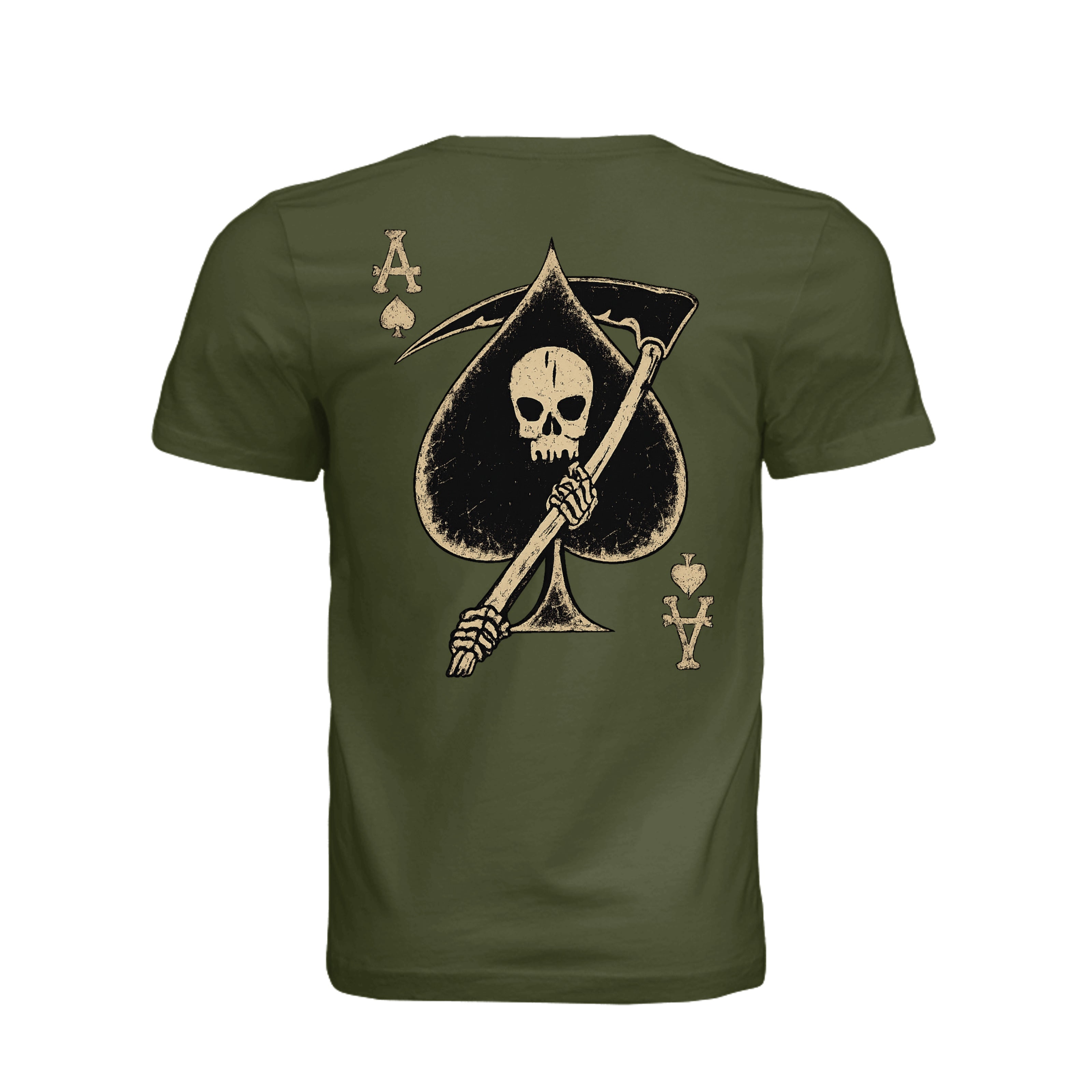 Death Card T-Shirt - ARMY - Detail 4 | Ironsight Syndicate