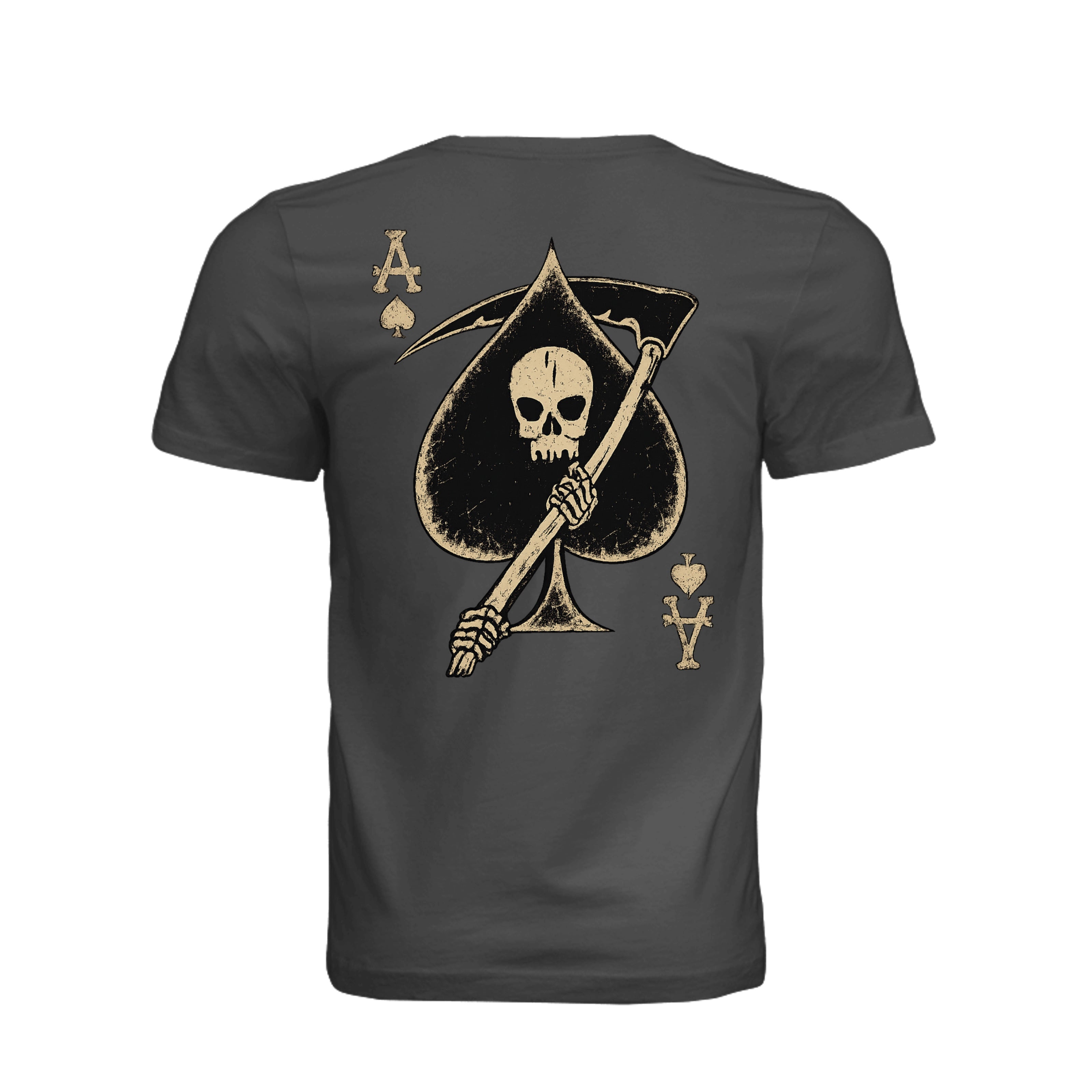 Death Card T-Shirt - DARK GREY - Detail 2 | Ironsight Syndicate