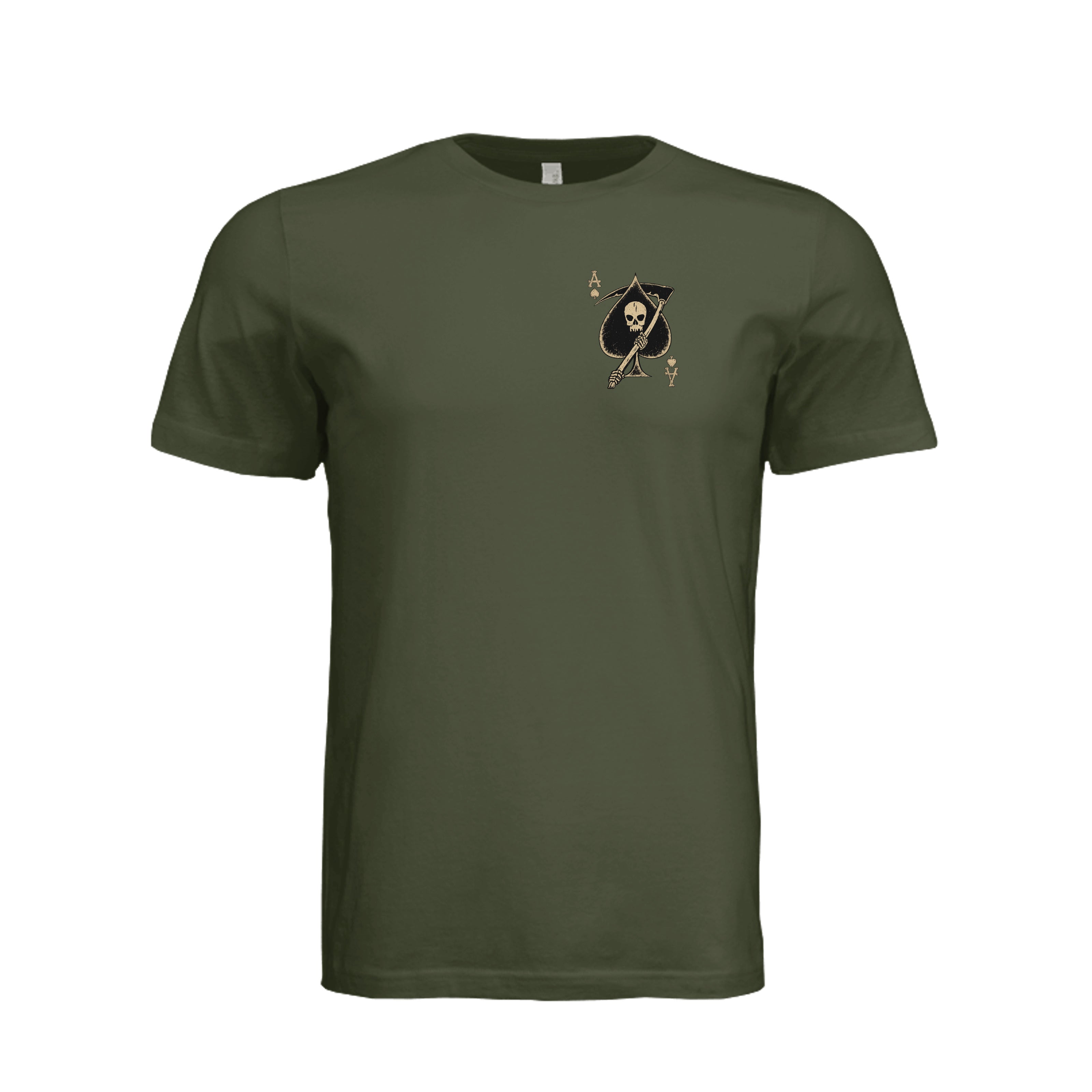 Death Card T-Shirt - Military Green | Ironsight Syndicate