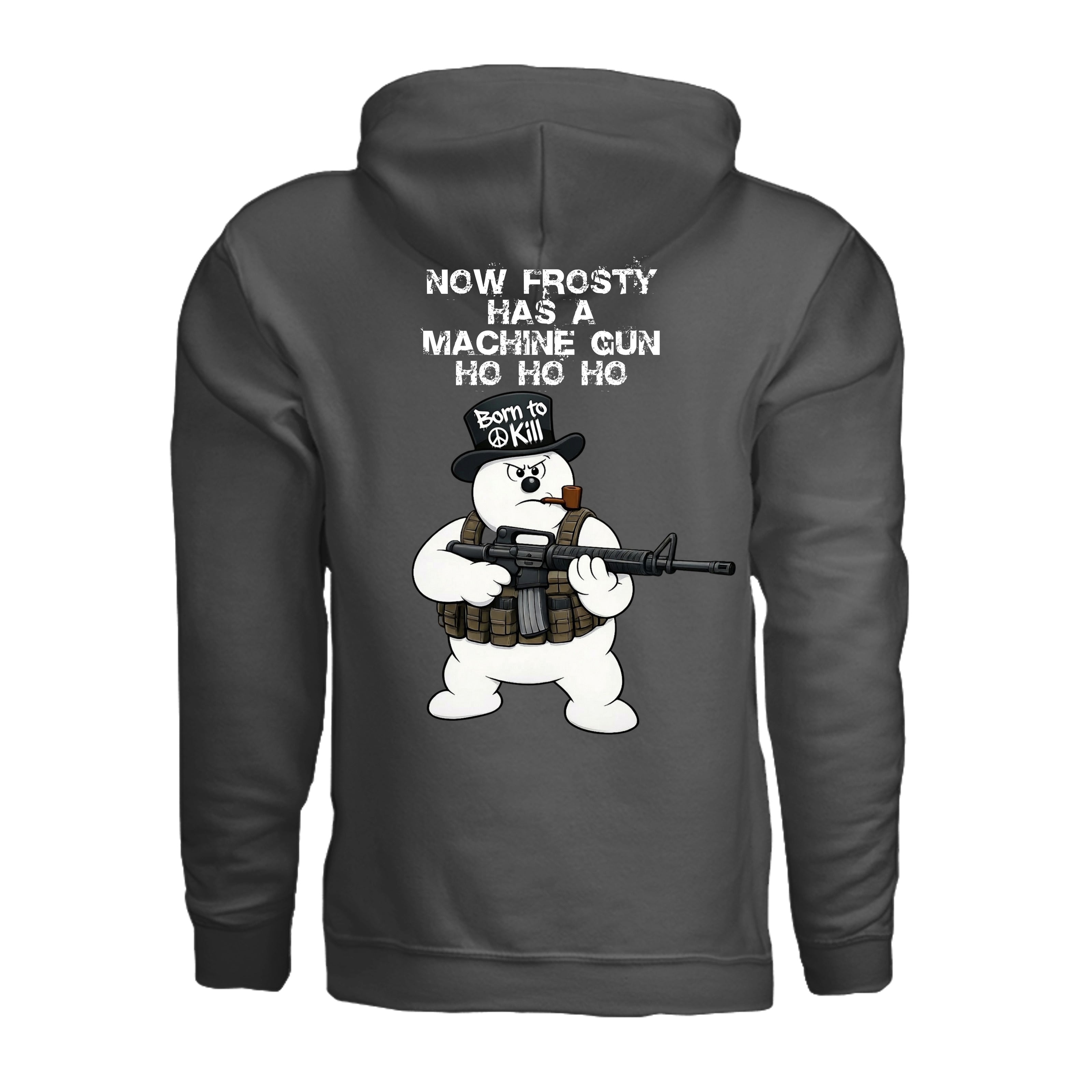 Stay Frosty Hoodie - CHARCOAL (Back) | Ironsight Syndicate