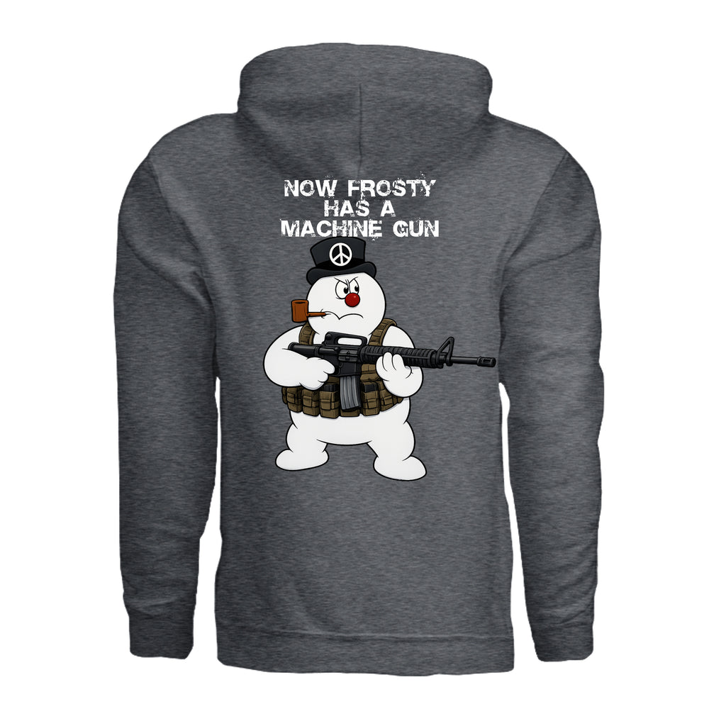 Stay Frosty Hoodie - DARK HEATHER - Detail 1 | Ironsight Syndicate