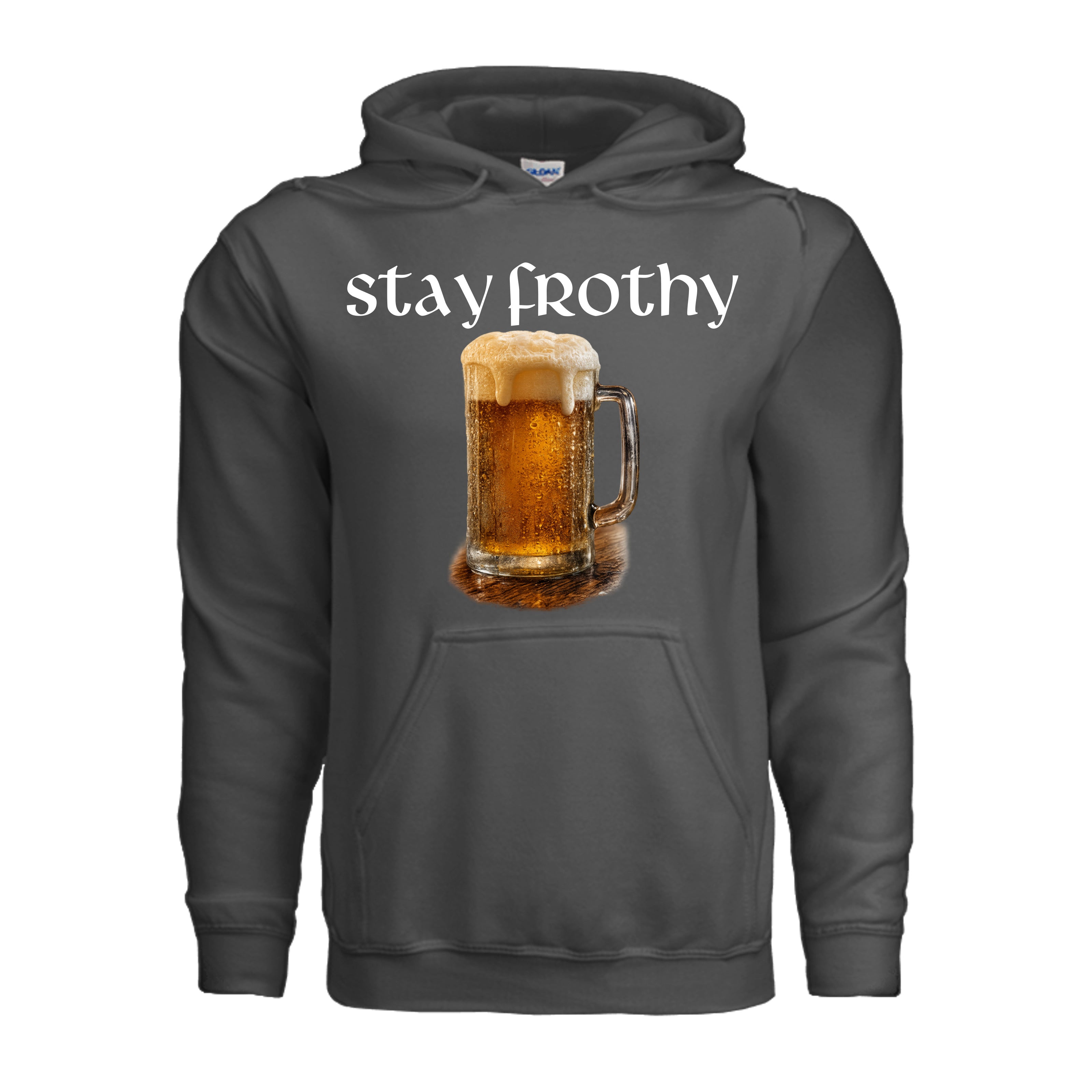 Stay Frothy Hoodie - CHARCOAL | Ironsight Syndicate