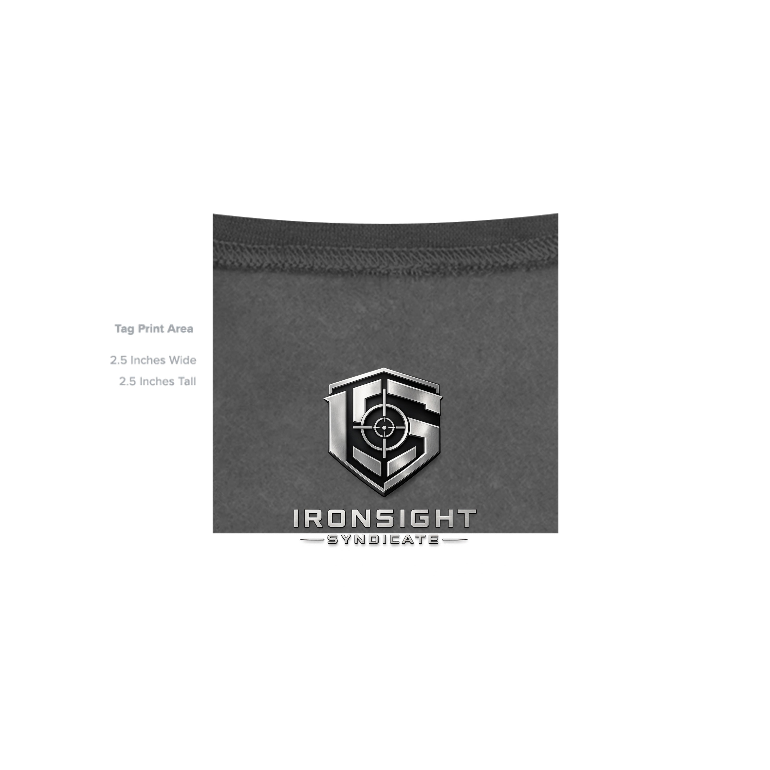 Stay Frothy Hoodie - CHARCOAL - Detail 4 | Ironsight Syndicate