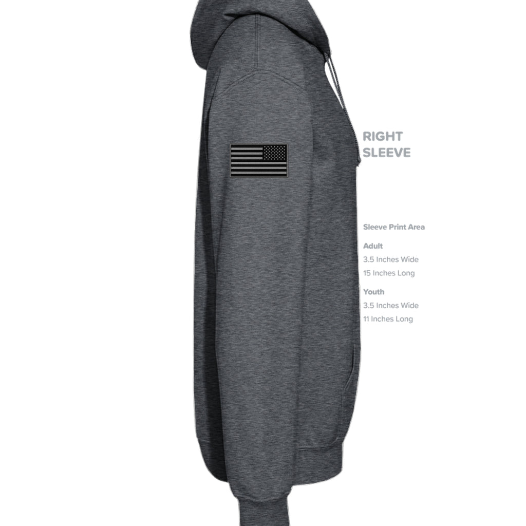 Stay Frothy Hoodie - DARK HEATHER - Detail 2 | Ironsight Syndicate