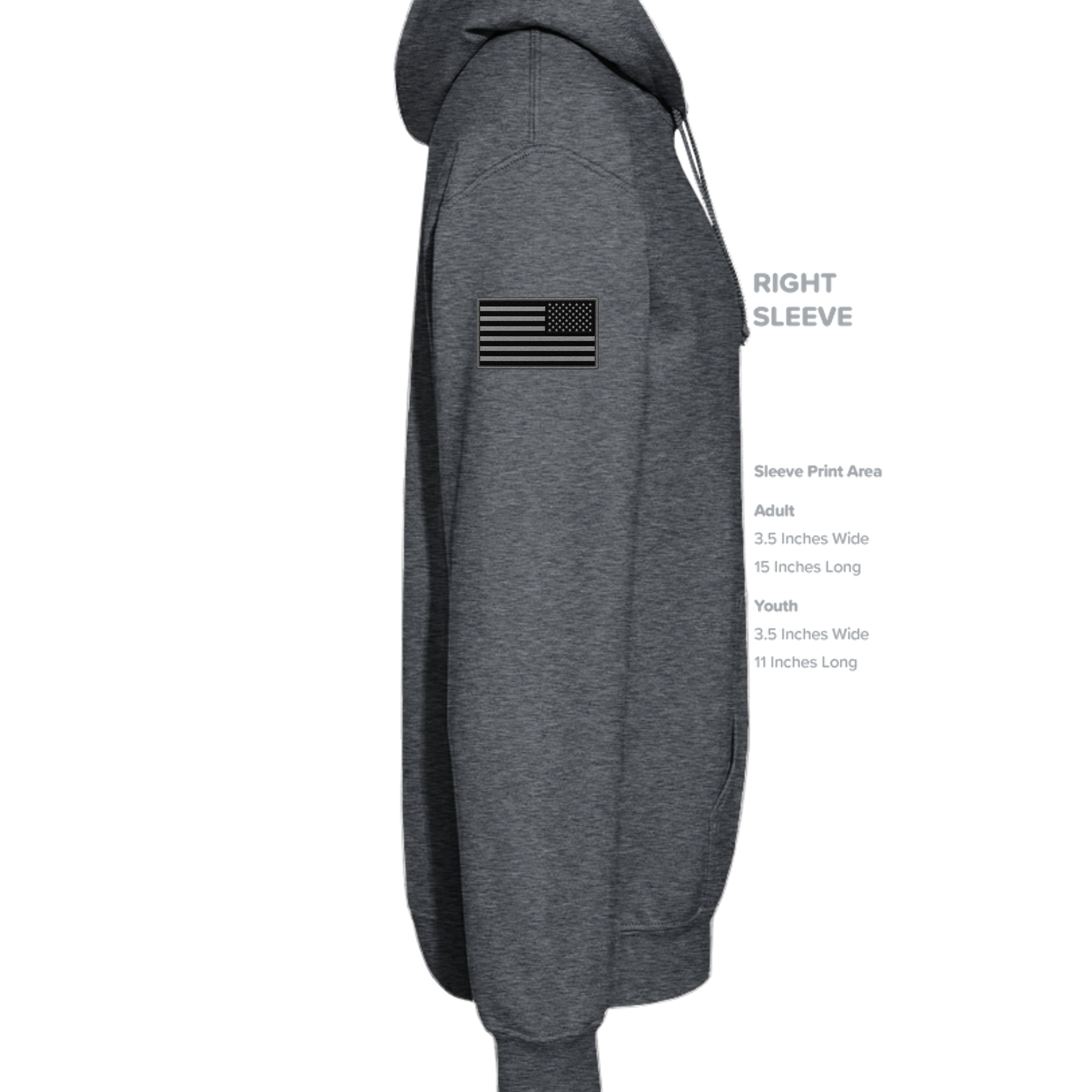 Stay Frothy Hoodie - DARK HEATHER - Detail 2 | Ironsight Syndicate