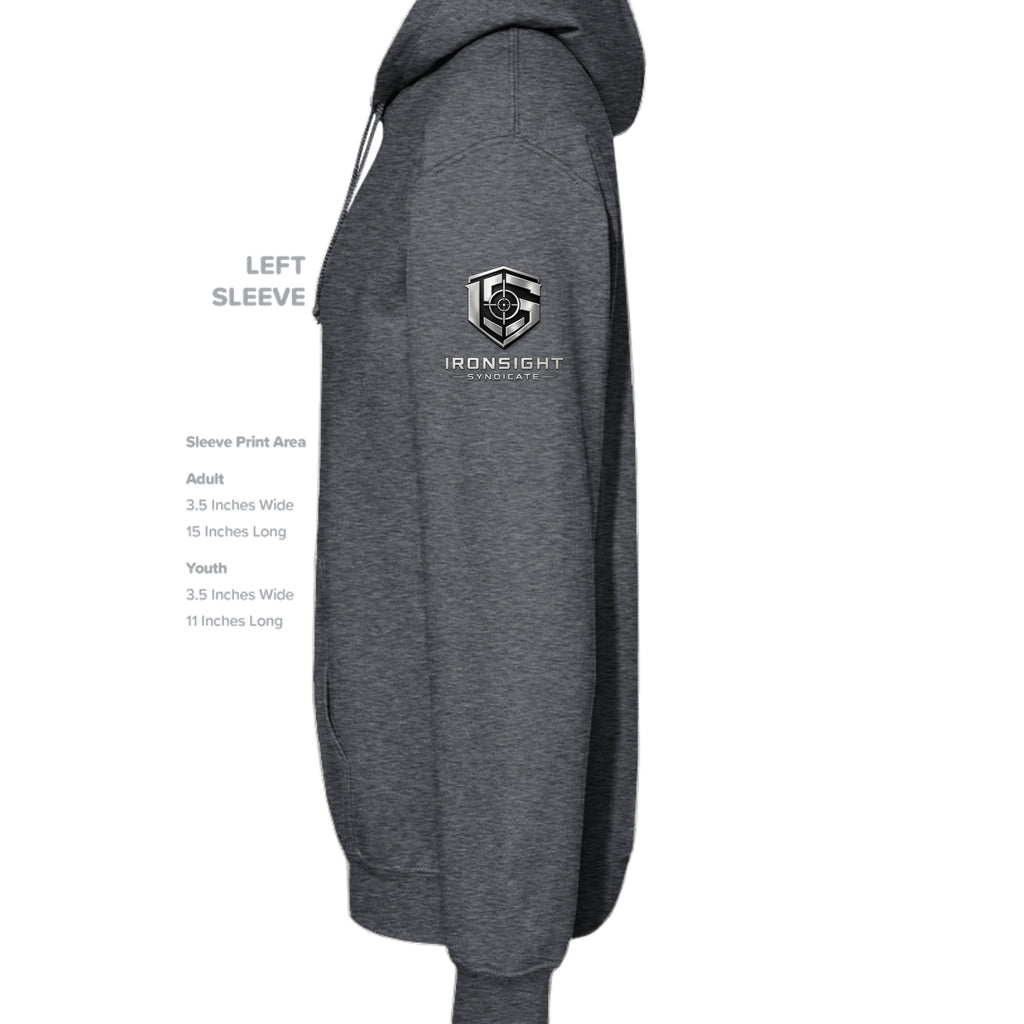 Stay Frothy Hoodie - DARK HEATHER - Detail 3 | Ironsight Syndicate