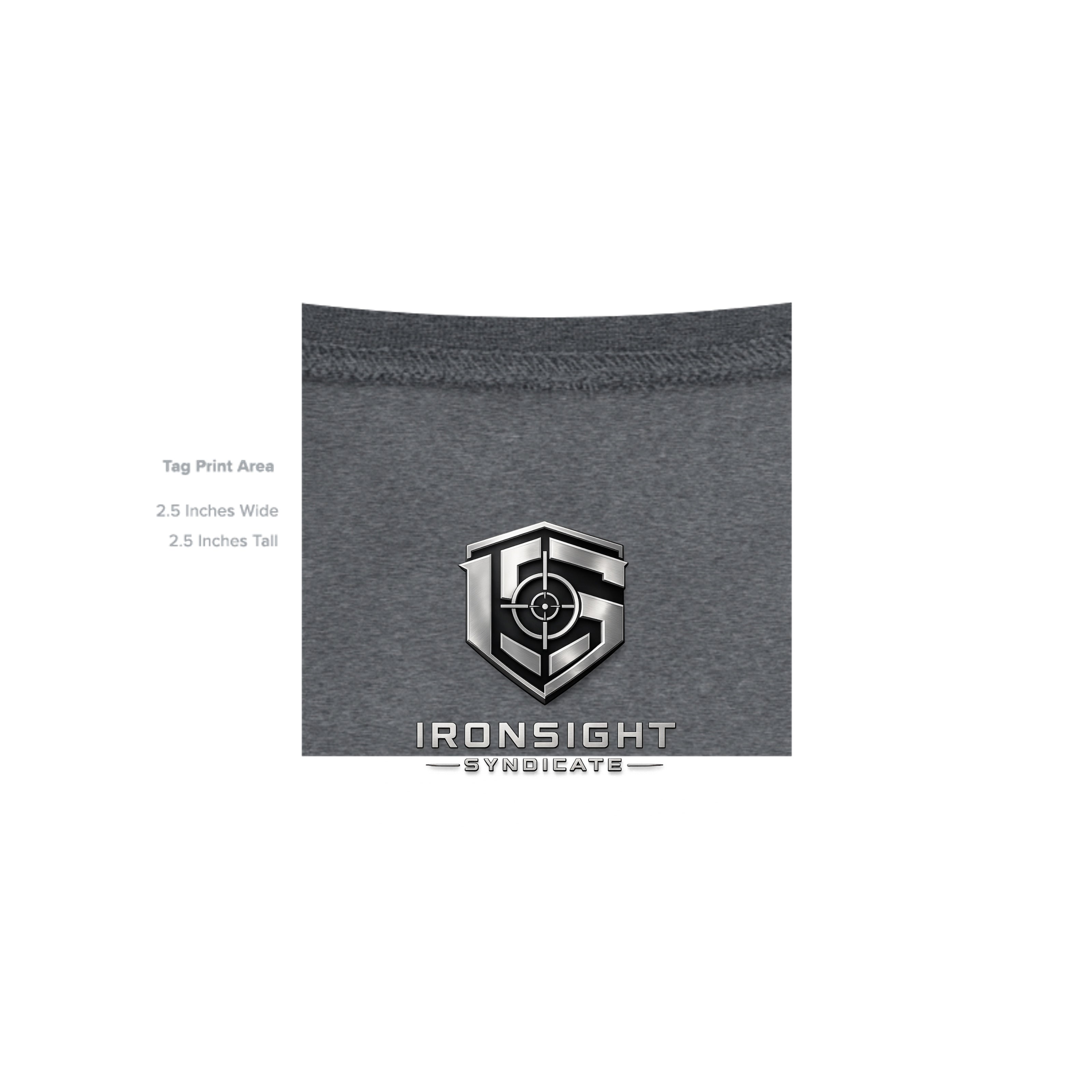 Stay Frothy Hoodie - DARK HEATHER - Detail 4 | Ironsight Syndicate