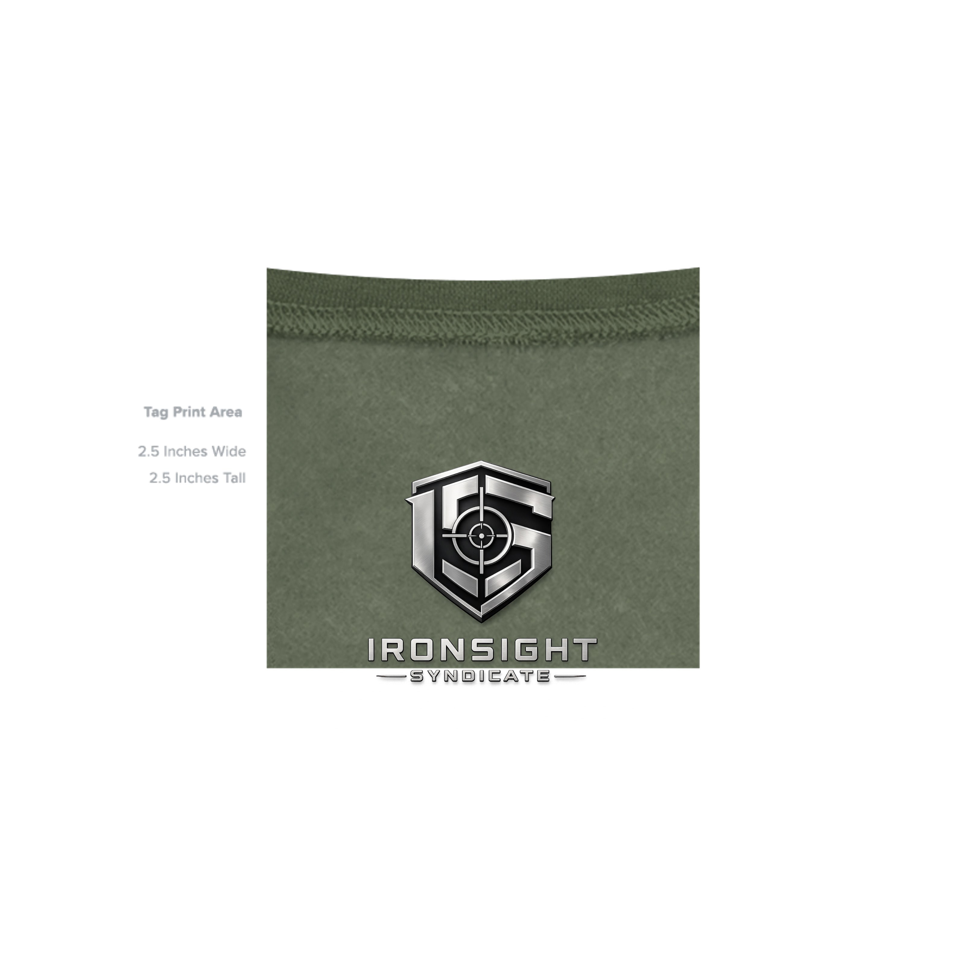 Stay Frothy Hoodie - MILITARY GREEN - Detail 4 | Ironsight Syndicate