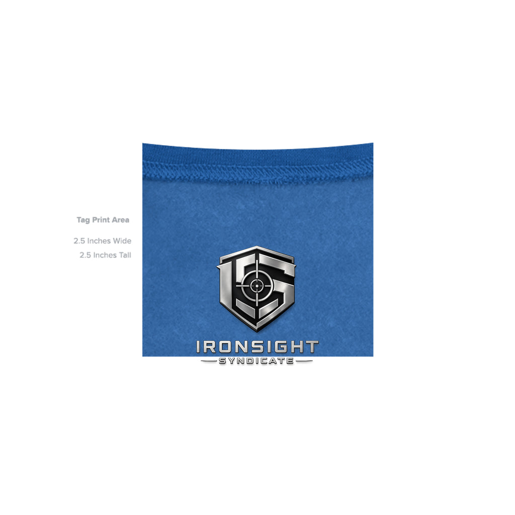 Stay Frothy Hoodie - Neon Blue - Detail 4 | Ironsight Syndicate