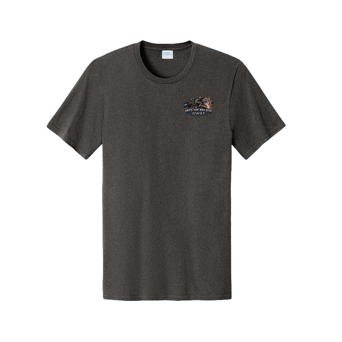 Into the Breach SWAT T-Shirt - Dark Heather Grey | Ironsight Syndicate