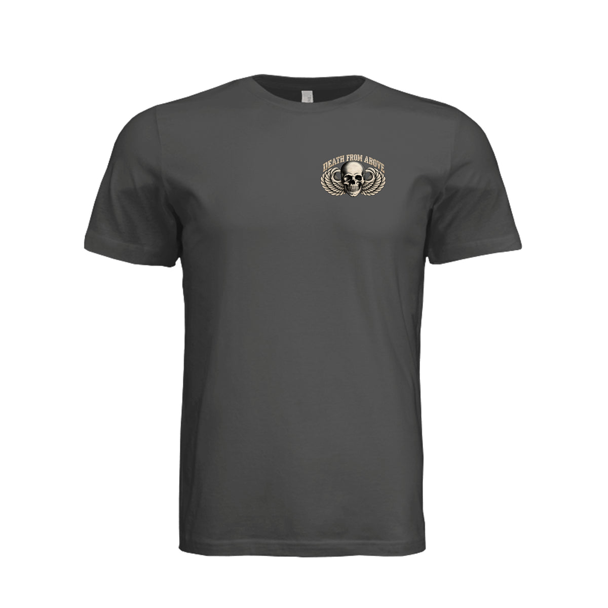 Airborne Death From Above T-Shirt - Dark Grey | Ironsight Syndicate