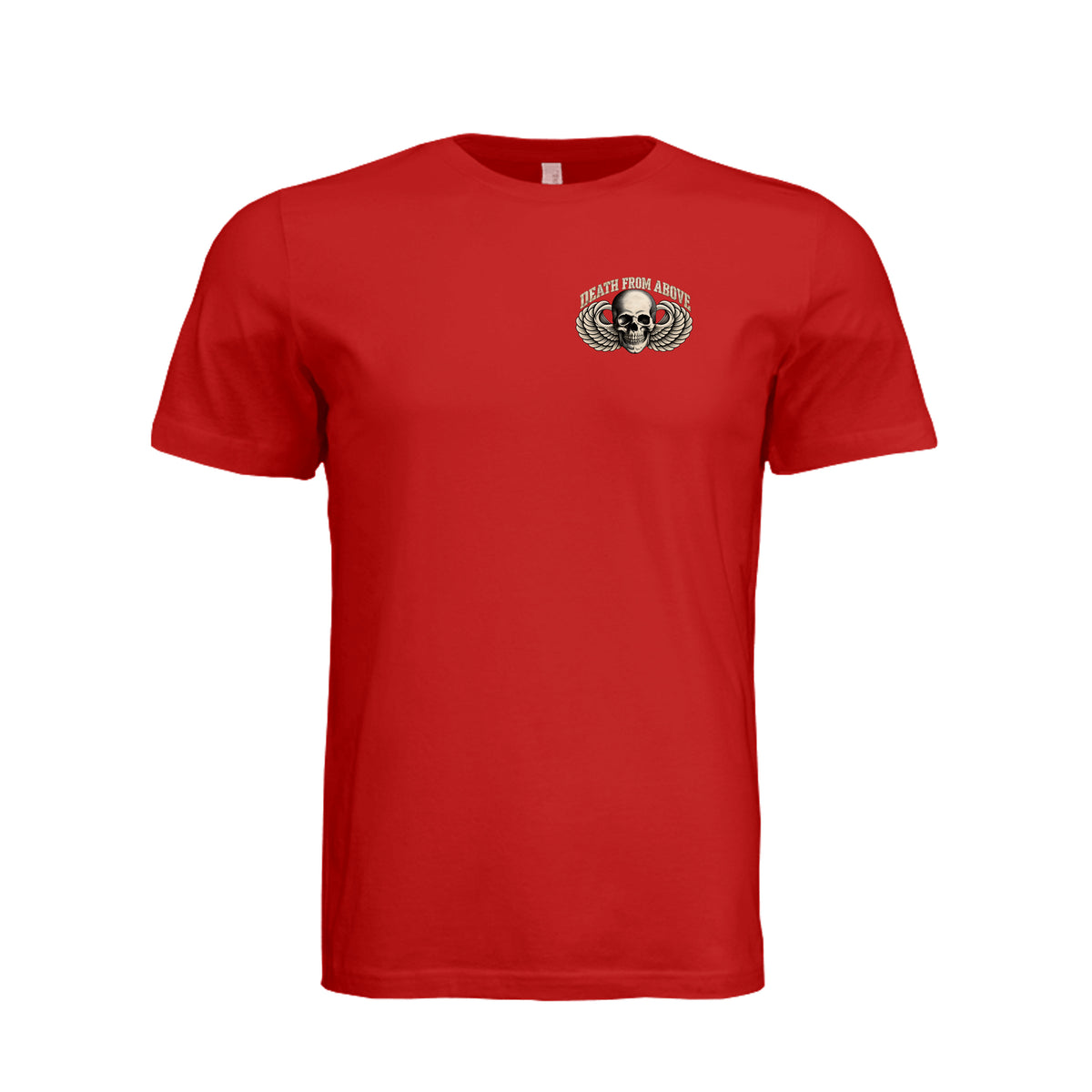 Airborne Death From Above T-Shirt - Red | Ironsight Syndicate