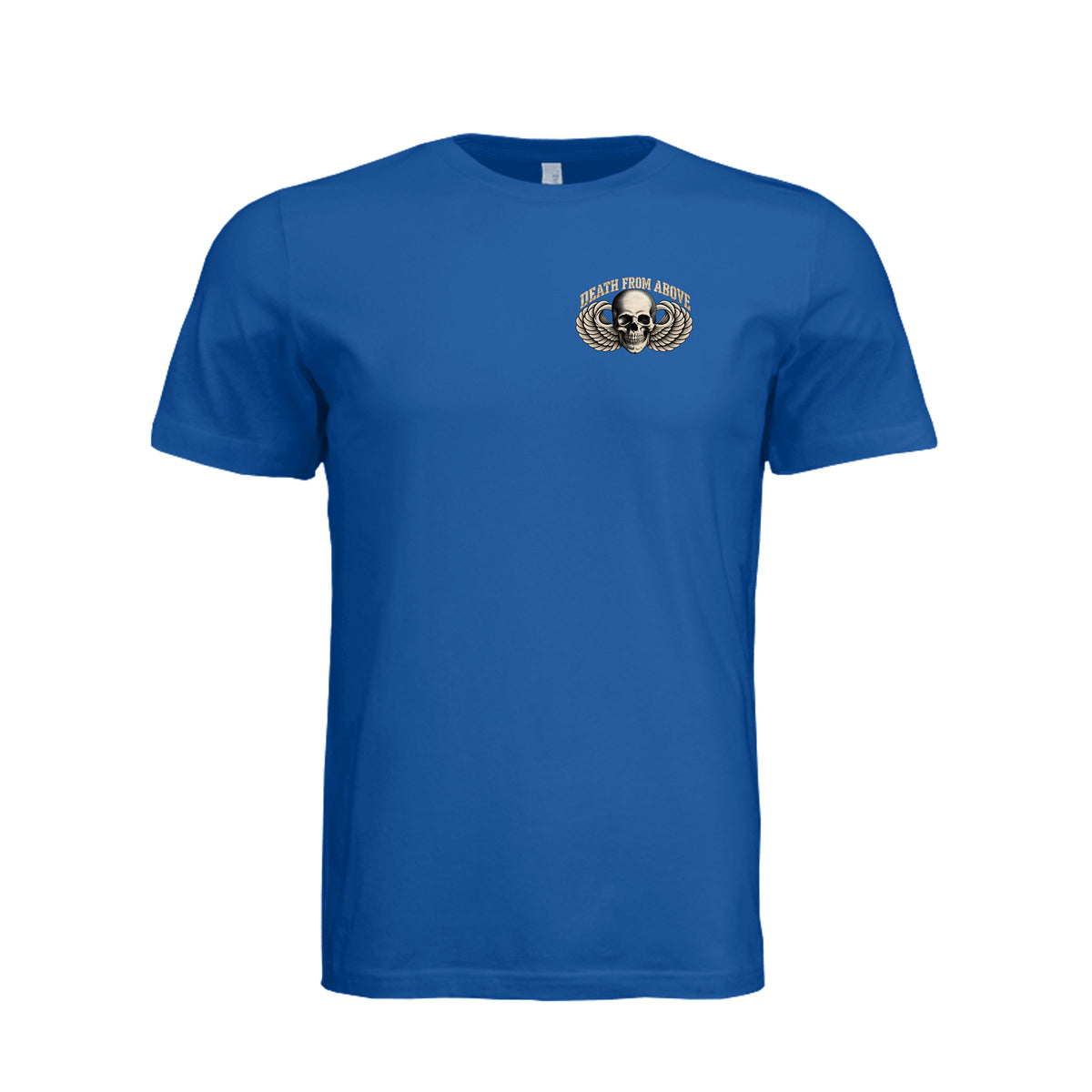 Airborne Death From Above T-Shirt - True Royal | Ironsight Syndicate