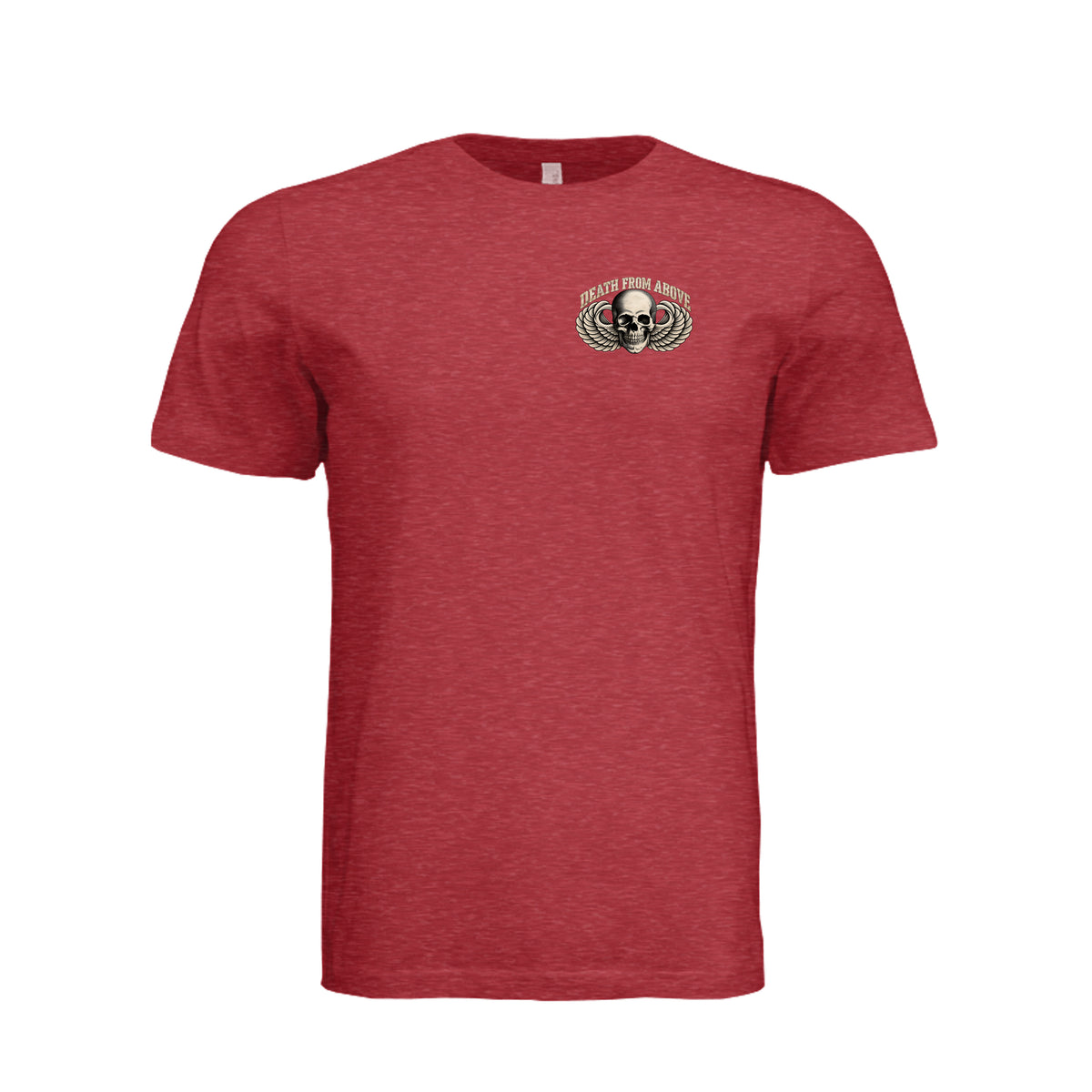Airborne Death From Above T-Shirt - Vintage Red | Ironsight Syndicate
