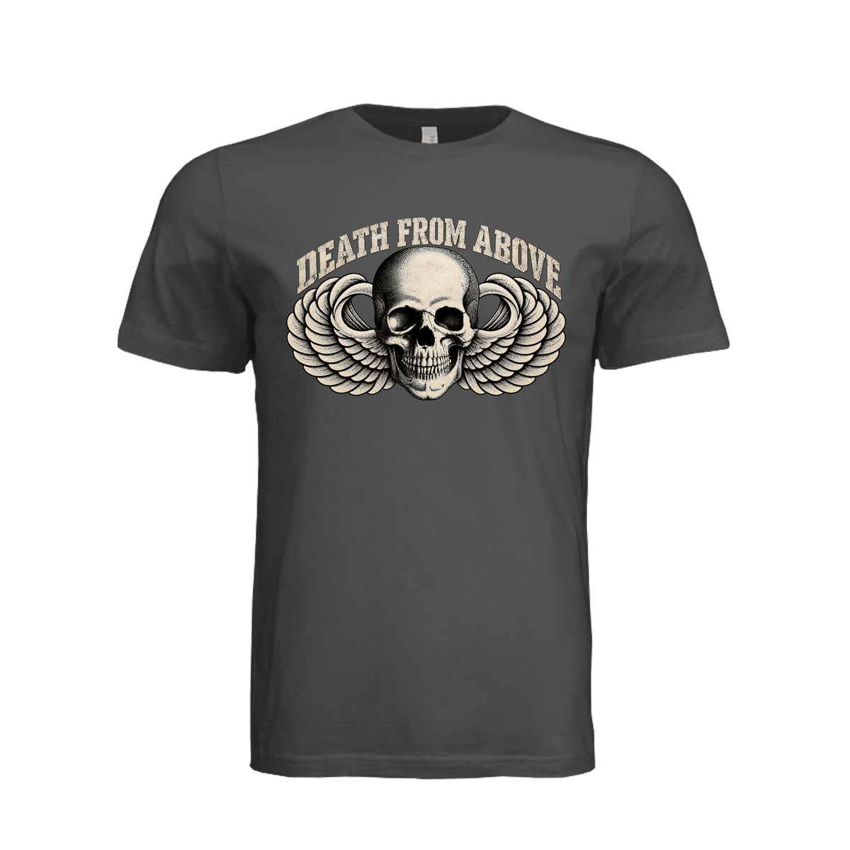 Airborne All the Way T-Shirt - Dark Grey | Ironsight Syndicate