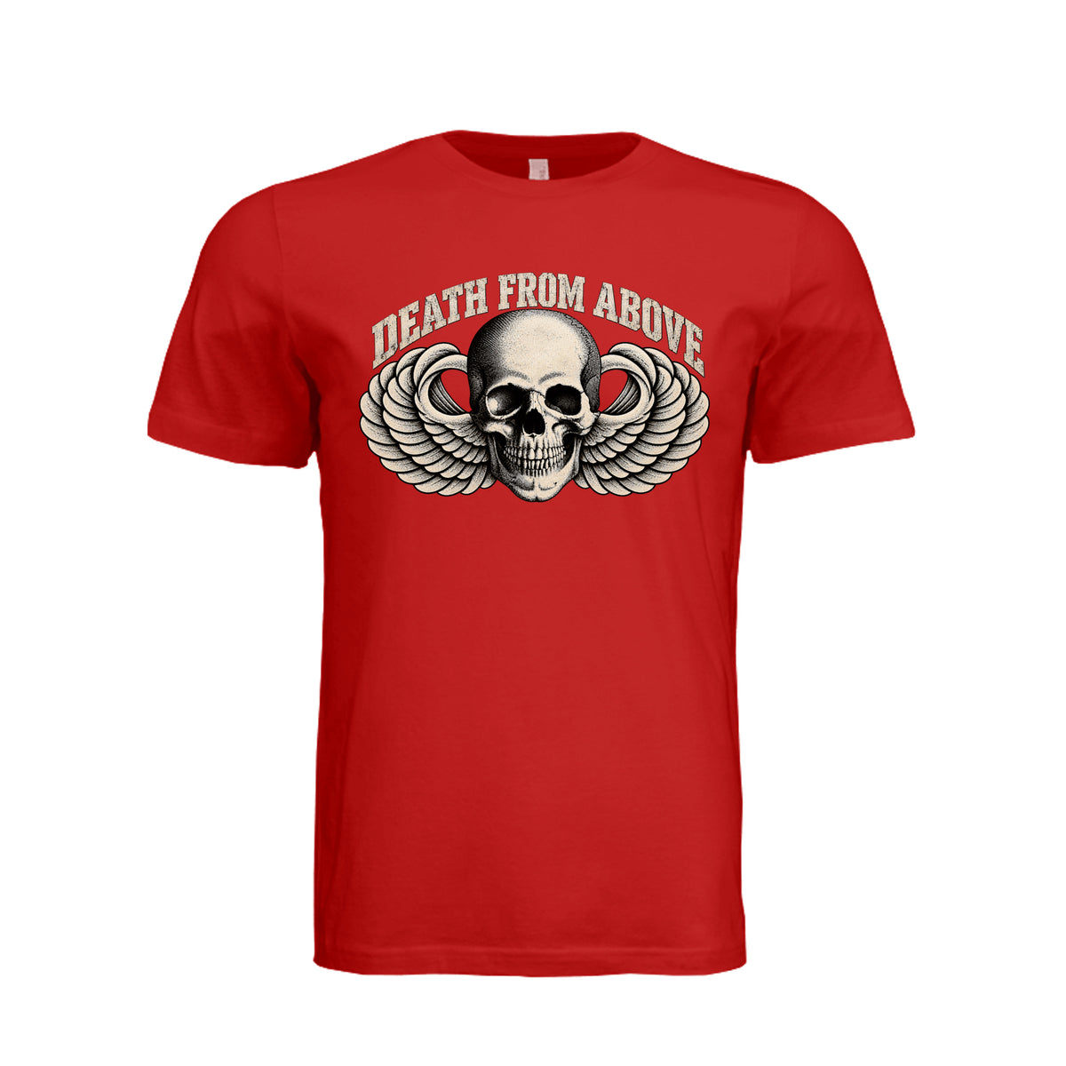 Airborne All the Way T-Shirt - Red | Ironsight Syndicate