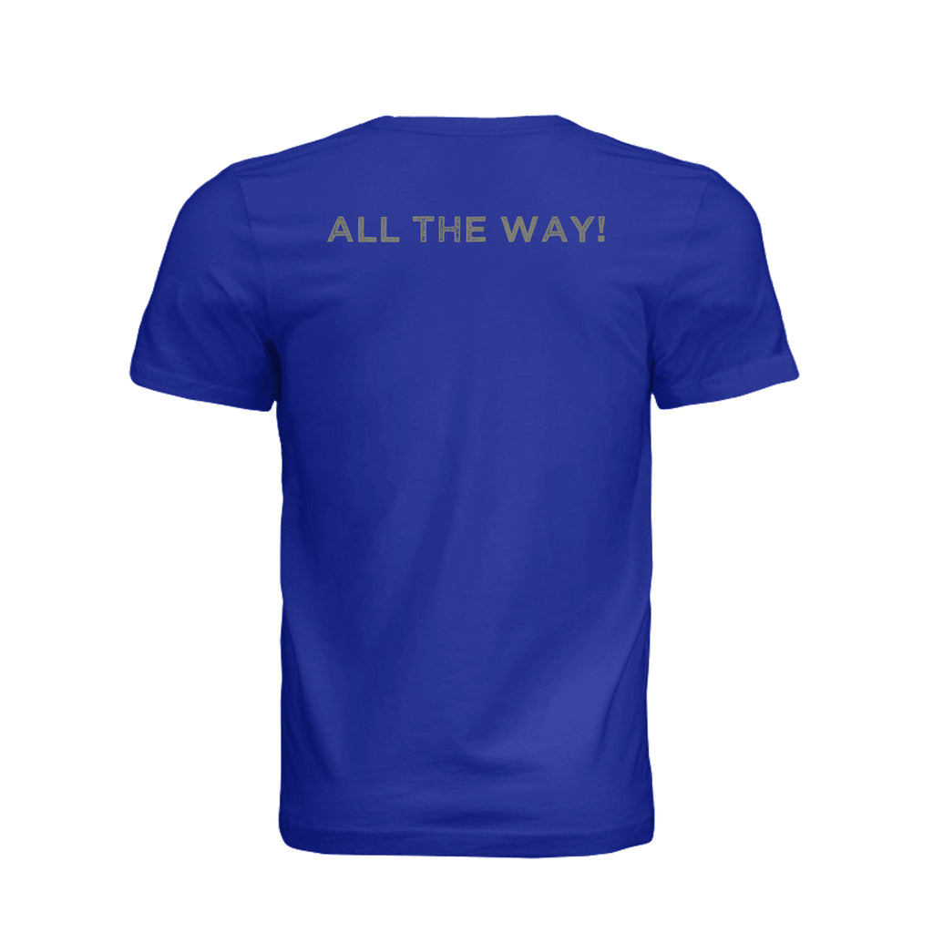 Airborne All the Way T-Shirt - Team Navy (Back) | Ironsight Syndicate