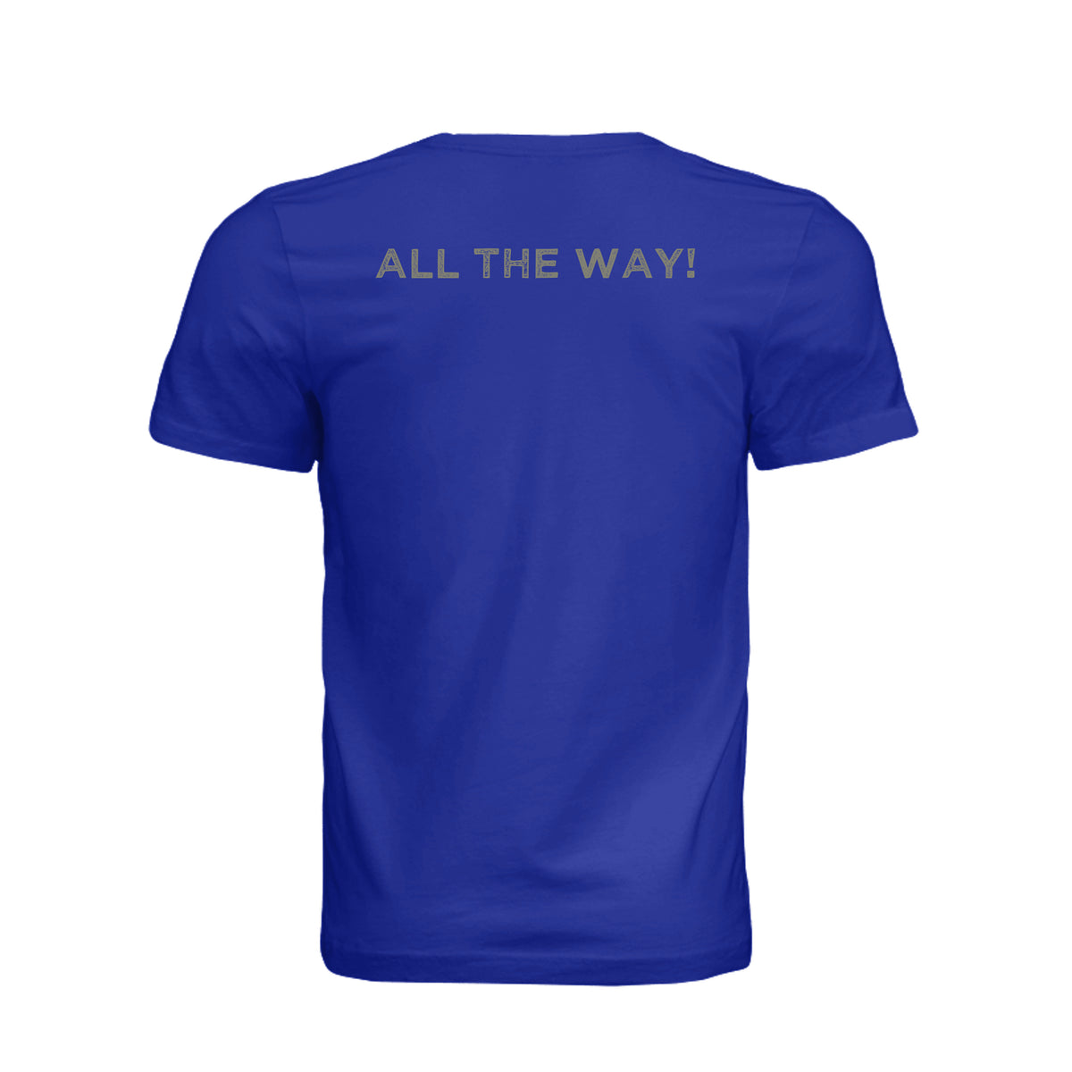 Airborne All the Way T-Shirt - Team Navy (Back) | Ironsight Syndicate