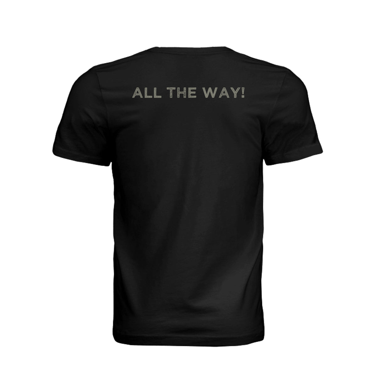 Airborne All the Way T-Shirt - Vintage Black (Back) | Ironsight Syndicate