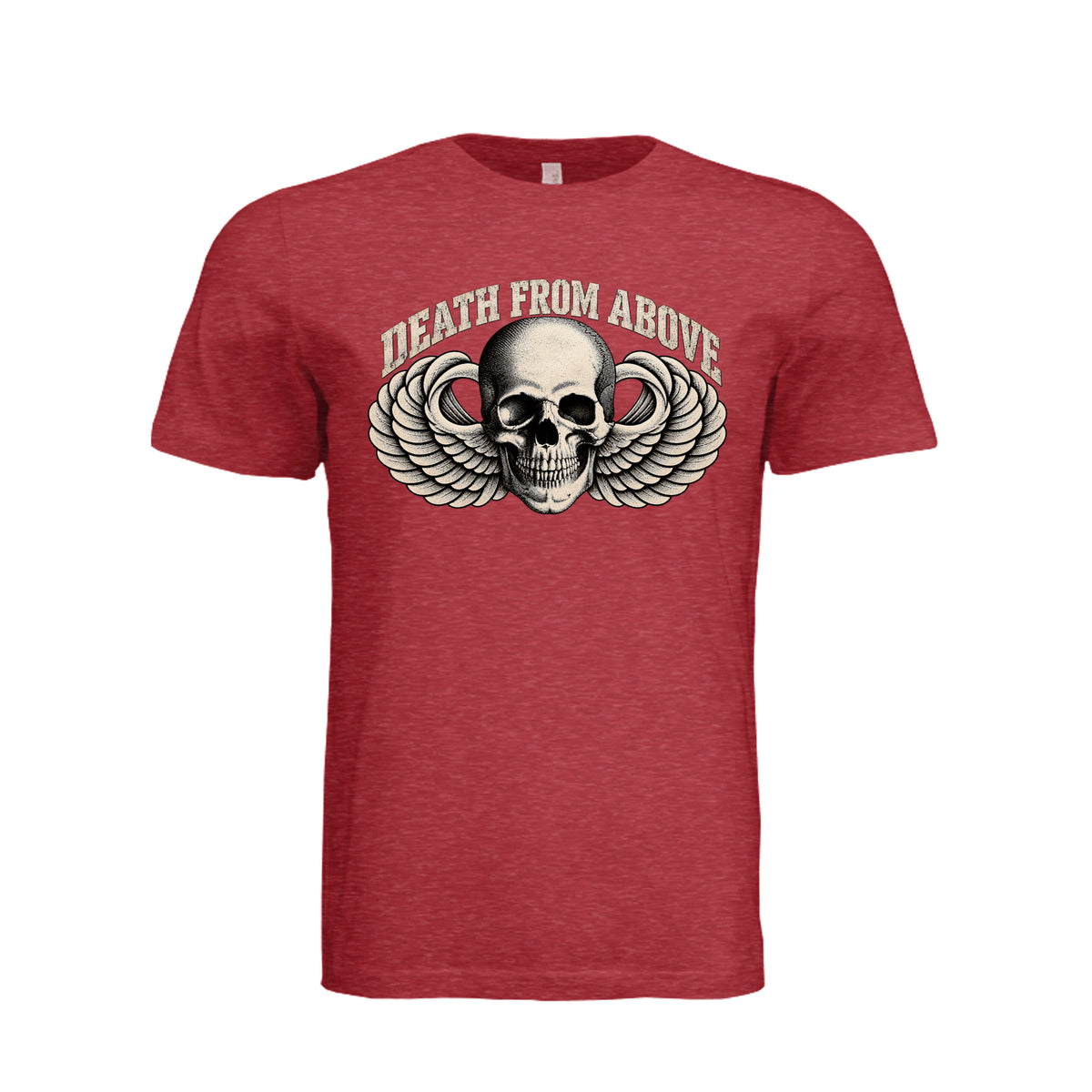 Airborne All the Way T-Shirt - Vintage Red | Ironsight Syndicate
