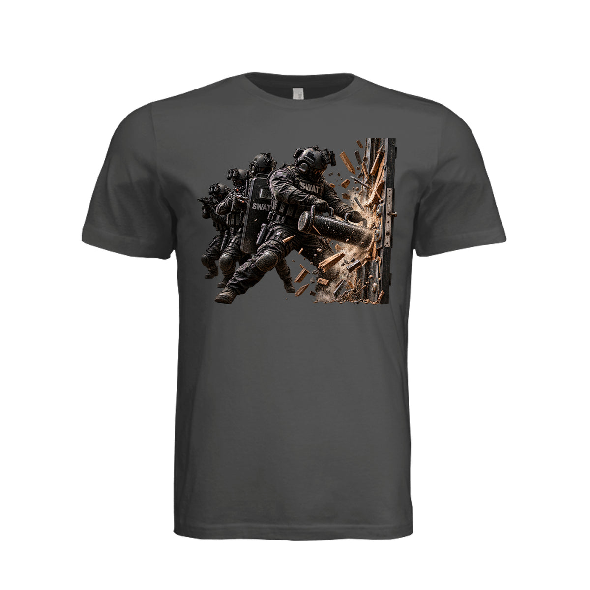 SWAT Breacher T-Shirt - Dark Grey | Ironsight Syndicate
