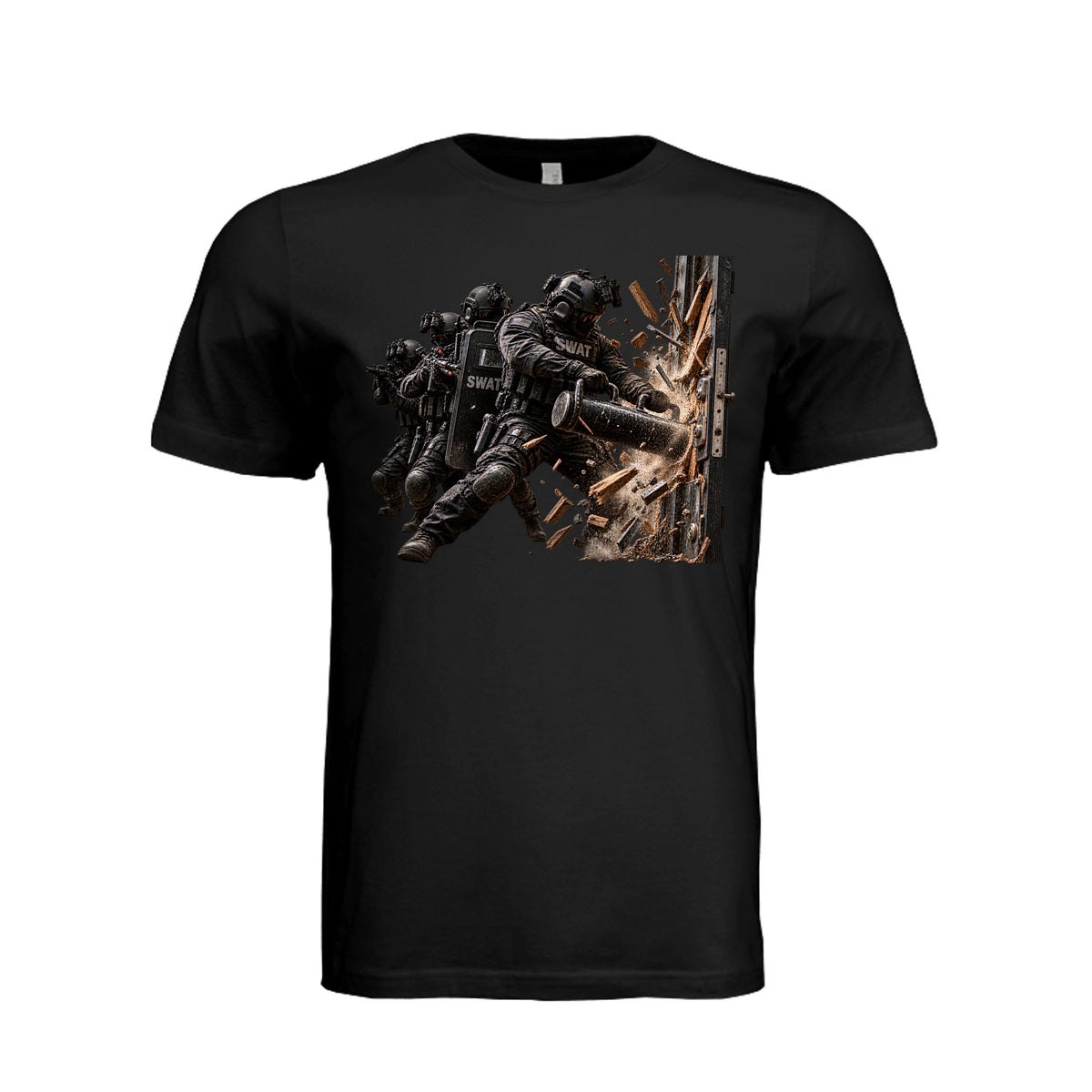 SWAT Breacher T-Shirt - Vintage Black | Ironsight Syndicate