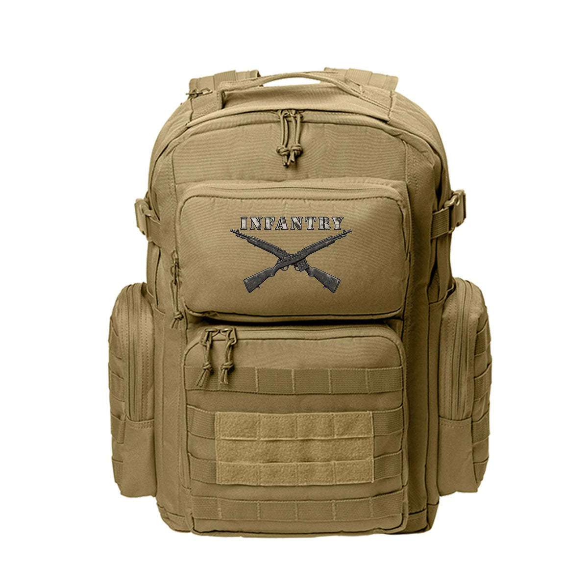 Infantry Crossed Rifles Assault Pack - Coyote Brown | Ironsight Syndicate