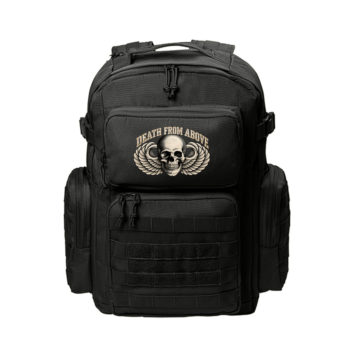 Airborne Death From Above Assault Pack - Black | Ironsight Syndicate