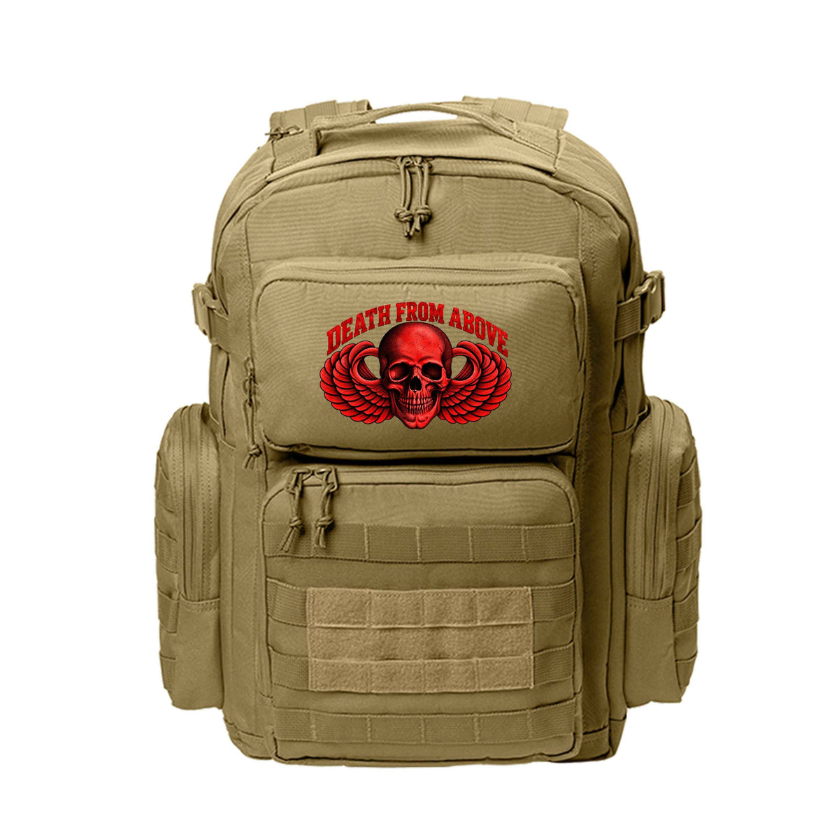 Airborne Death From Above Assault Pack (Red) – Tactical Backpack