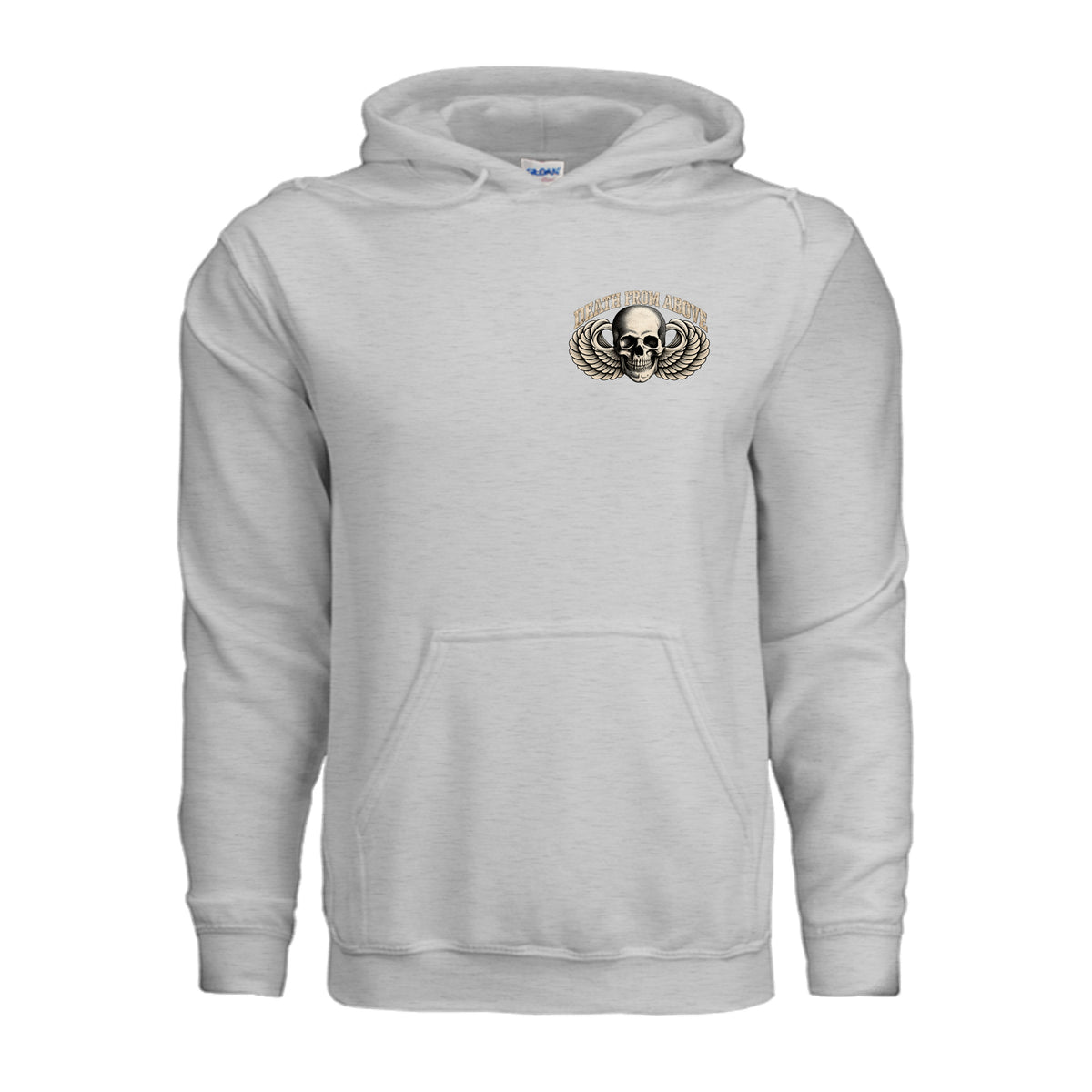 Airborne Death From Above Hoodie - Ash | Ironsight Syndicate