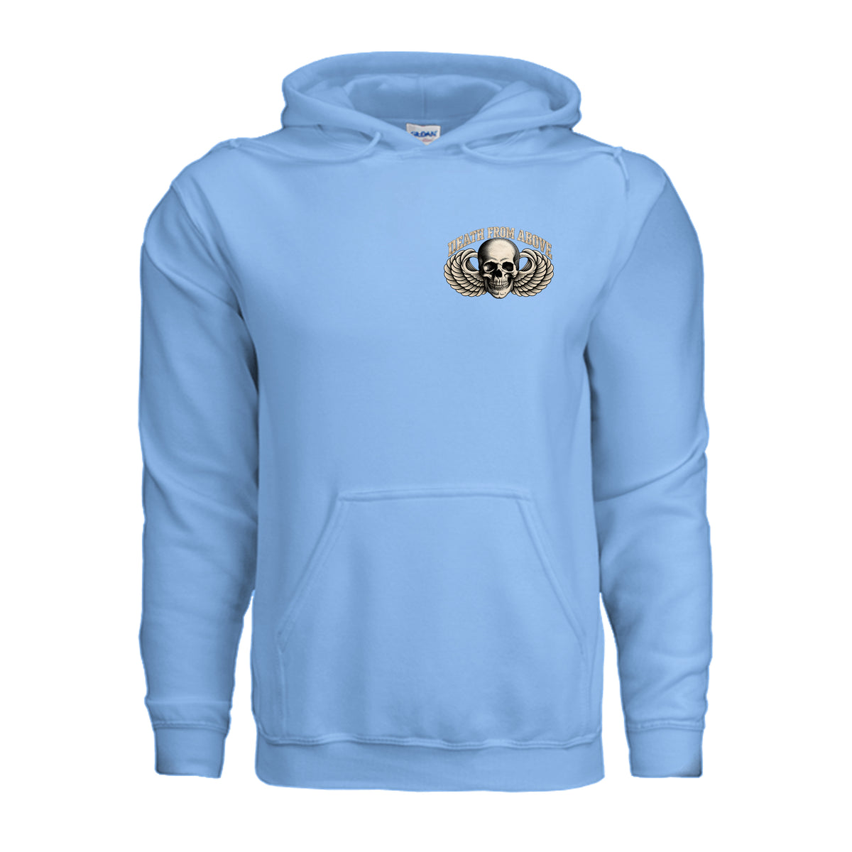 Airborne Death From Above Hoodie - Carolina Blue | Ironsight Syndicate