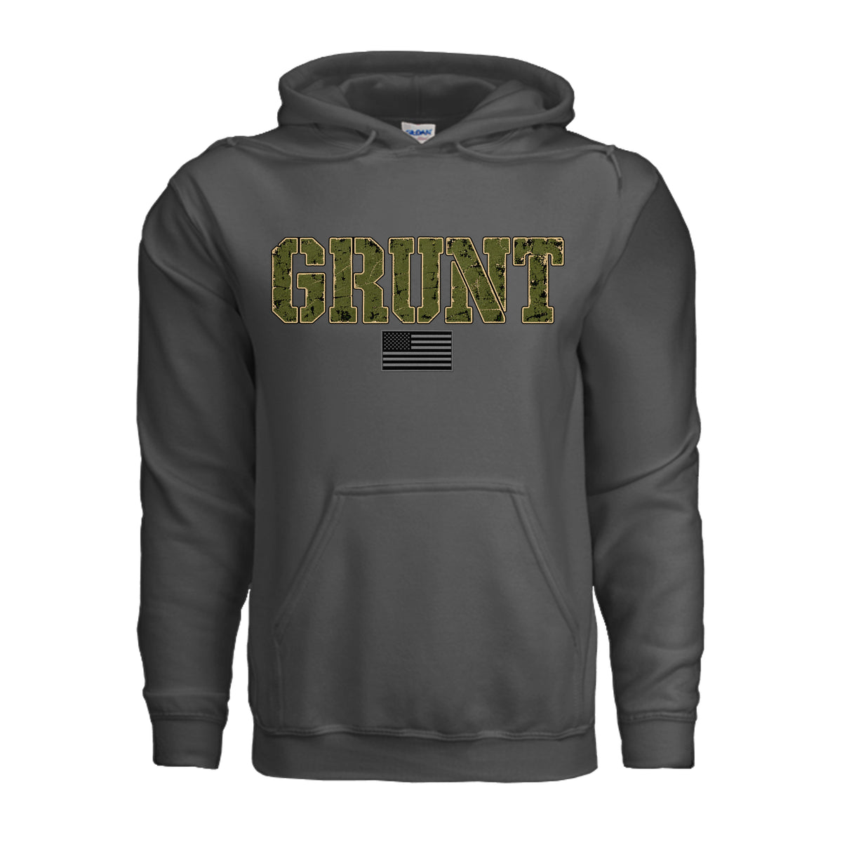 GRUNT Hoodie - Charcoal | Ironsight Syndicate