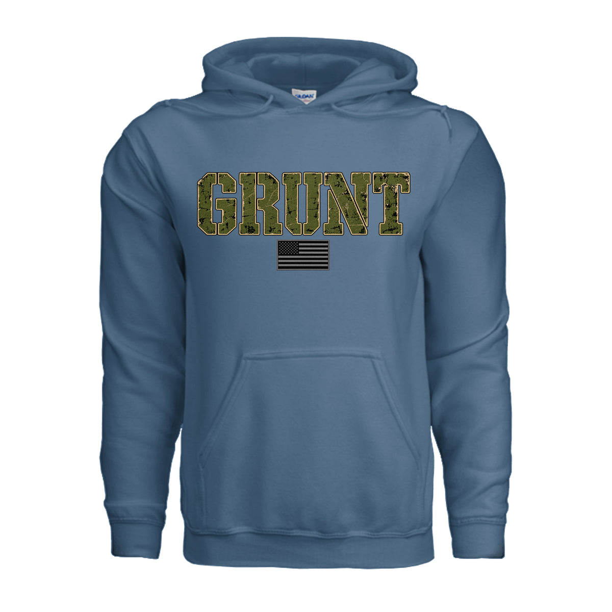 GRUNT Hoodie - Indigo Blue | Ironsight Syndicate